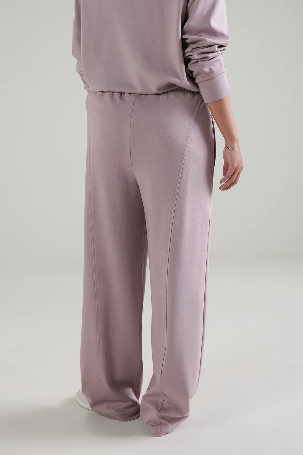 ELASTICATED LOUNGE PANT-DOUBLE KNIT - Image 5