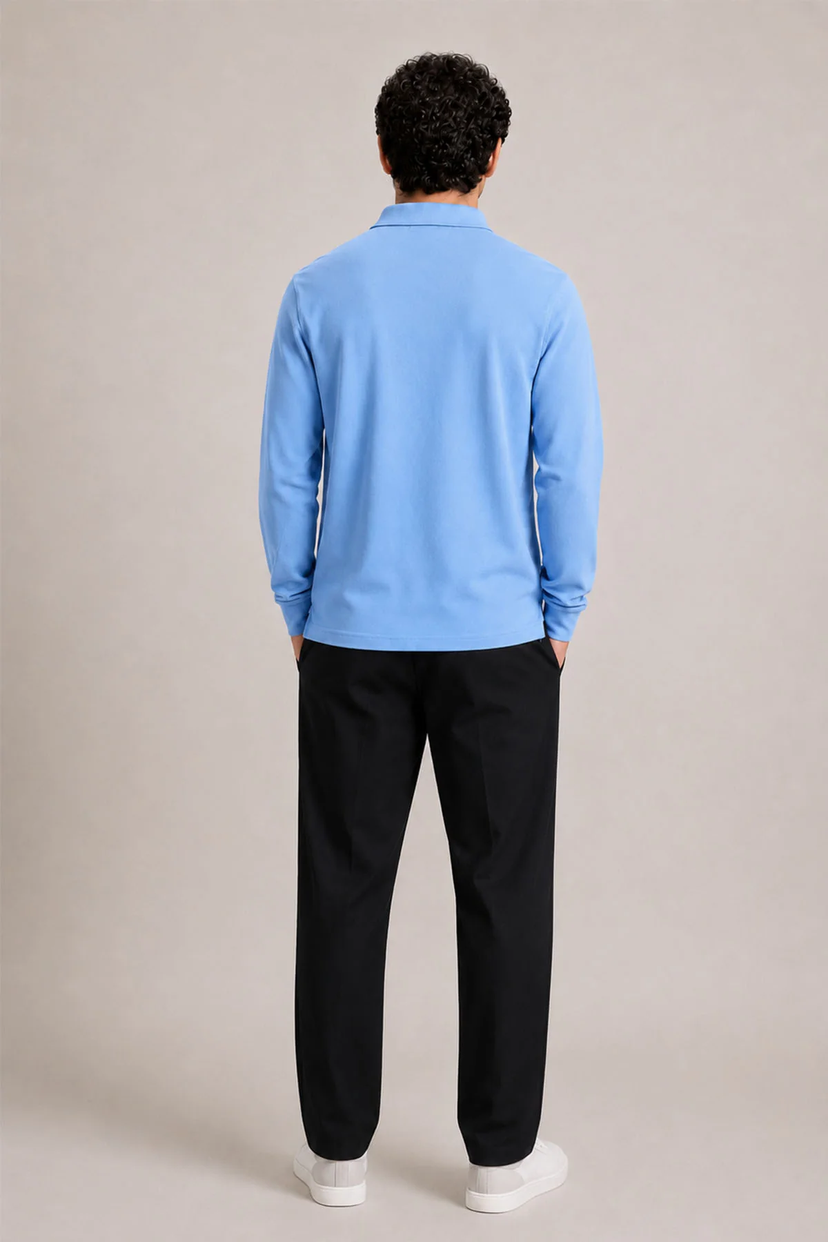FULL SLEEVE SUPIMA POLO T-SHIRT - Image 4