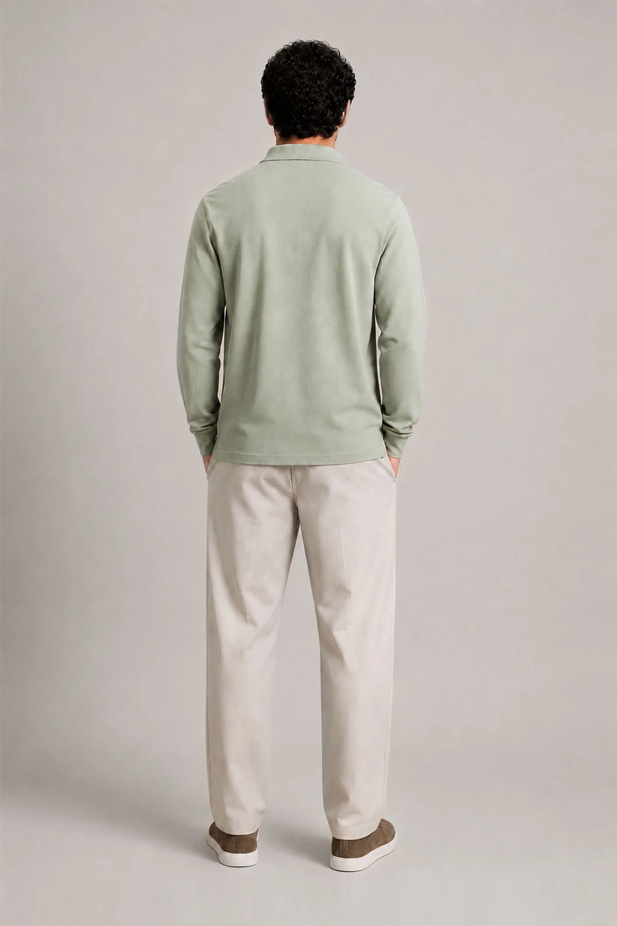 FULL SLEEVE SUPIMA POLO T-SHIRT - Image 4