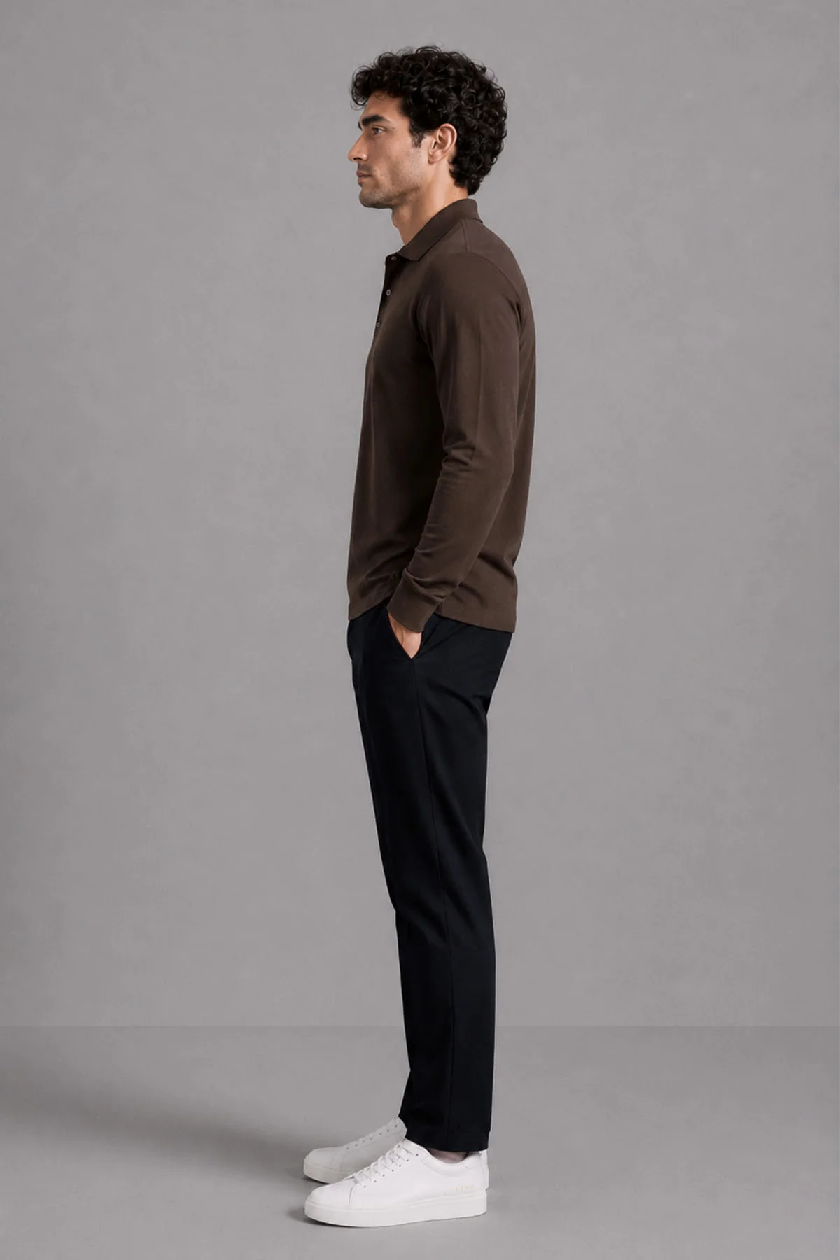 FULL SLEEVE SUPIMA POLO T-SHIRT - Image 3
