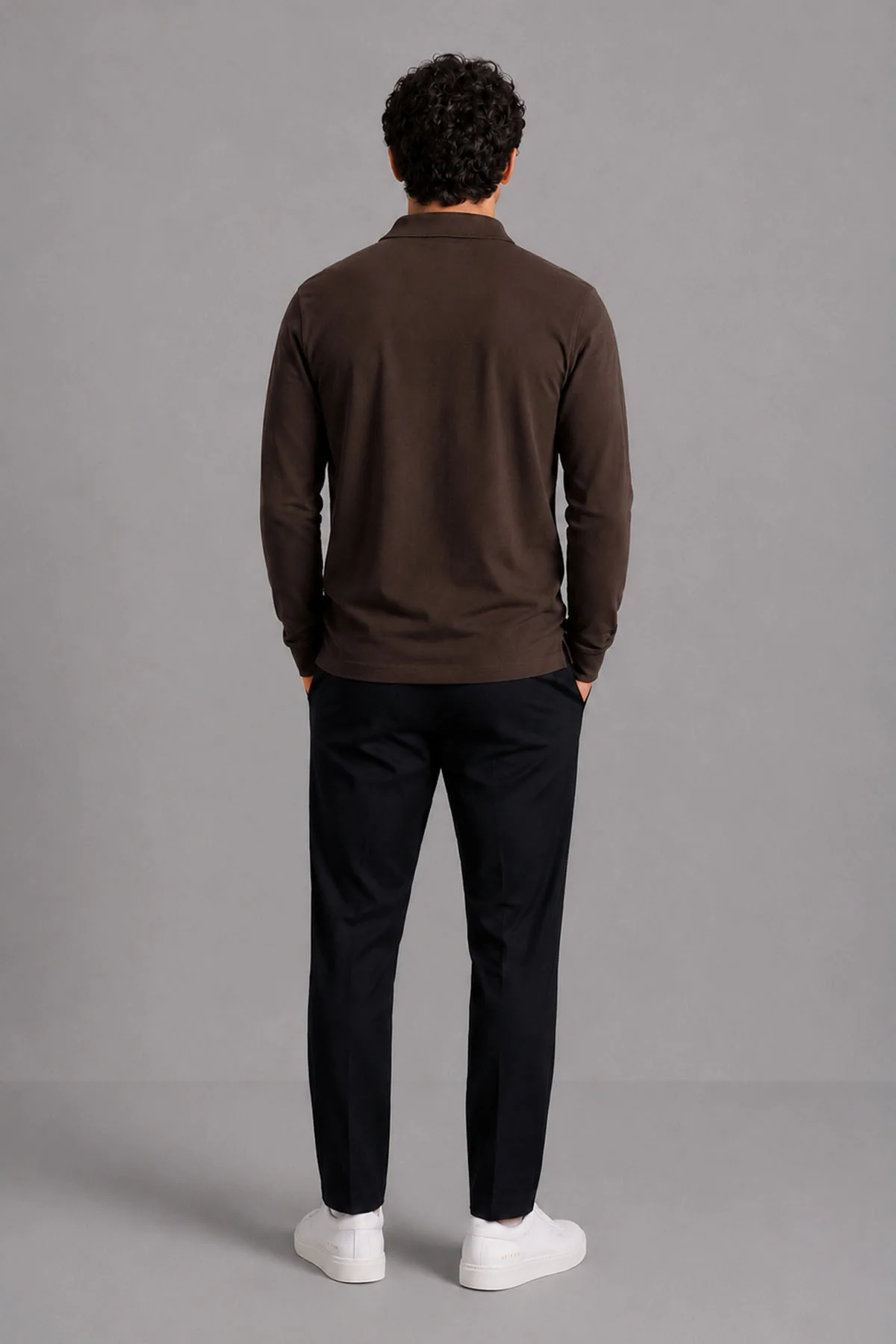 FULL SLEEVE SUPIMA POLO T-SHIRT - Image 4