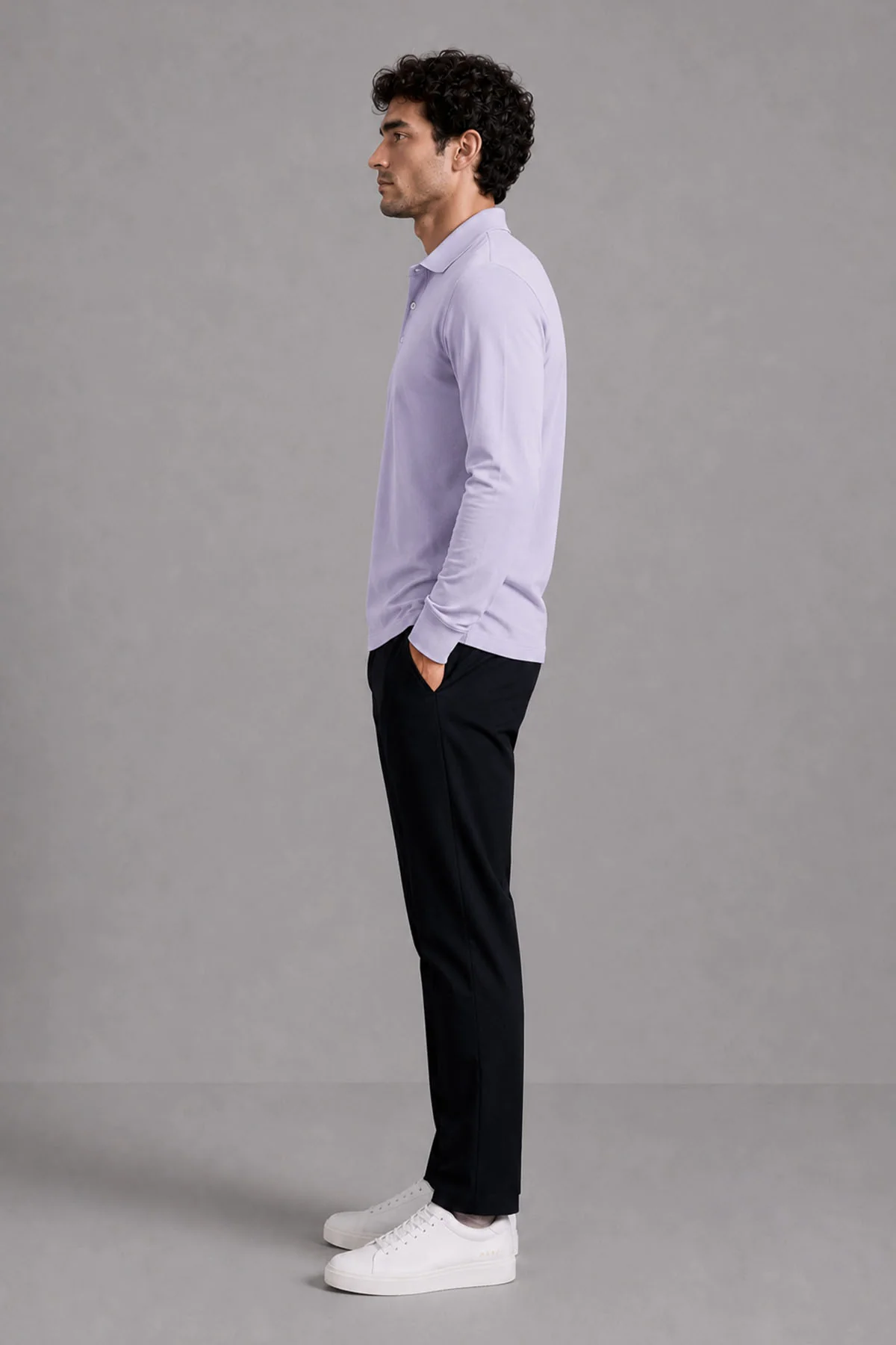 FULL SLEEVE SUPIMA POLO T-SHIRT - Image 3
