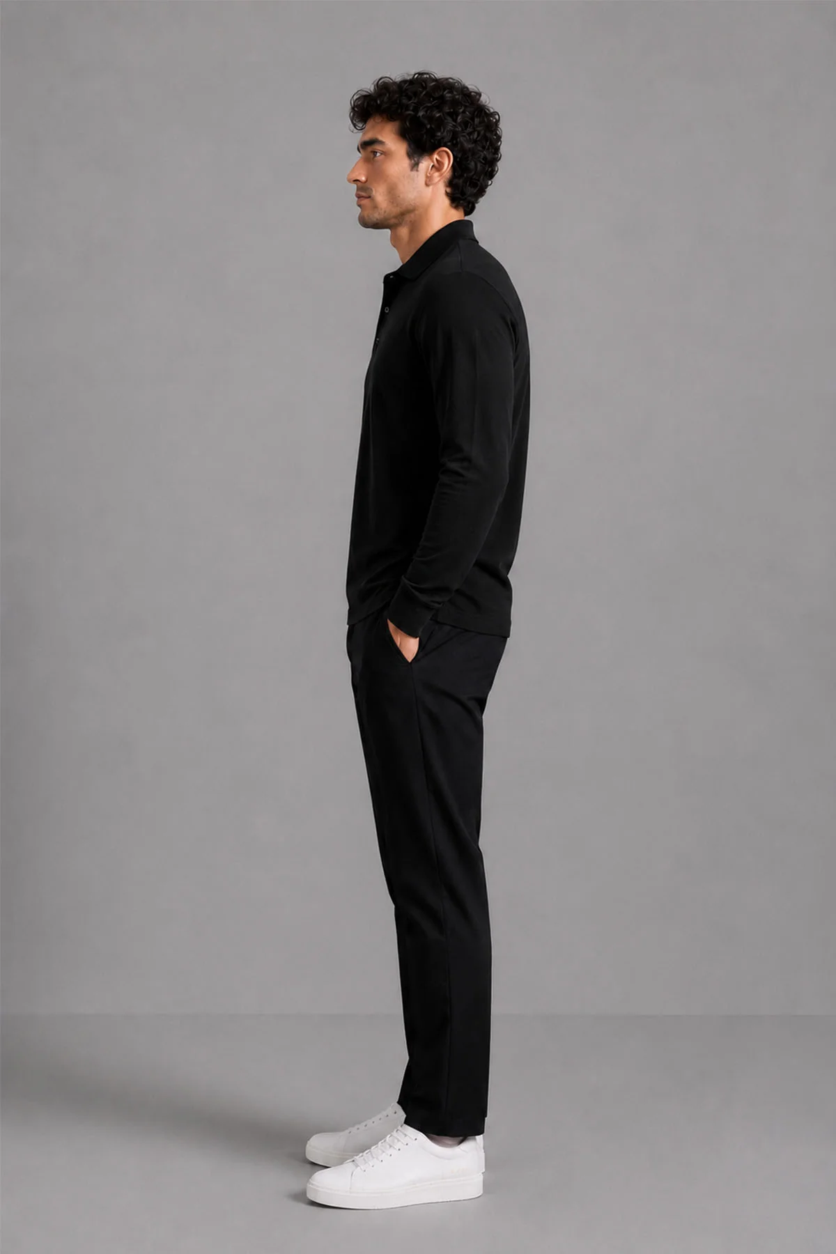 FULL SLEEVE SUPIMA POLO T-SHIRT - Image 3