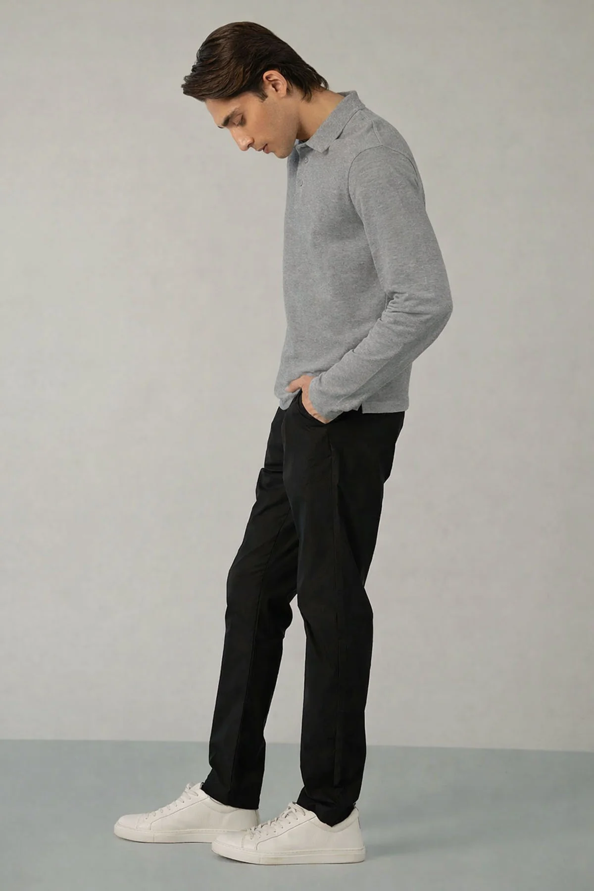 FULL SLEEVE SUPIMA POLO T-SHIRT - Image 4