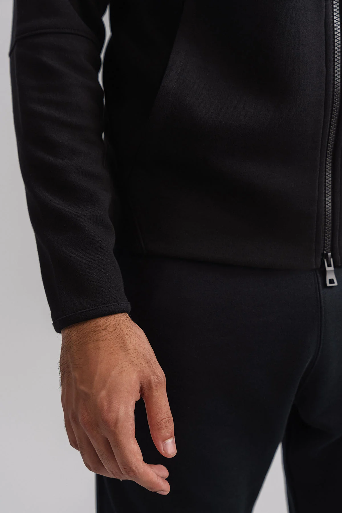 FULL ZIP HOODIE-DOUBLE KNIT - Image 6