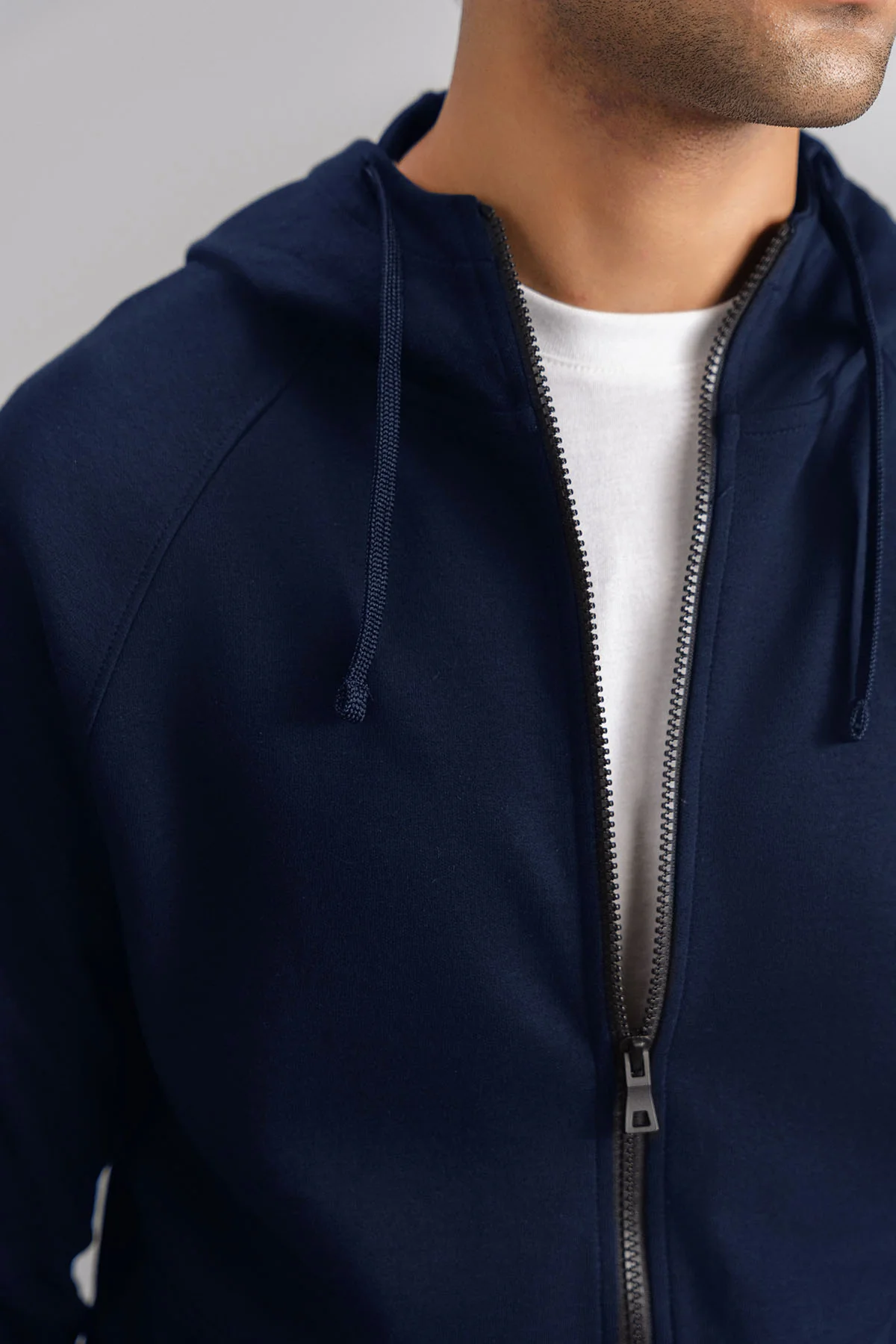 FULL ZIP HOODIE-DOUBLE KNIT - Image 4