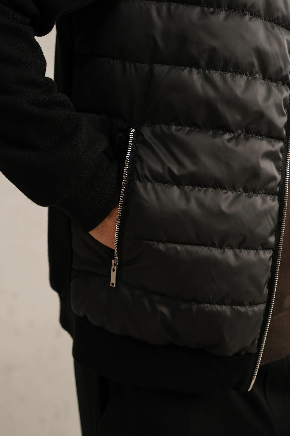KNIT HYBRID JACKET - Image 4