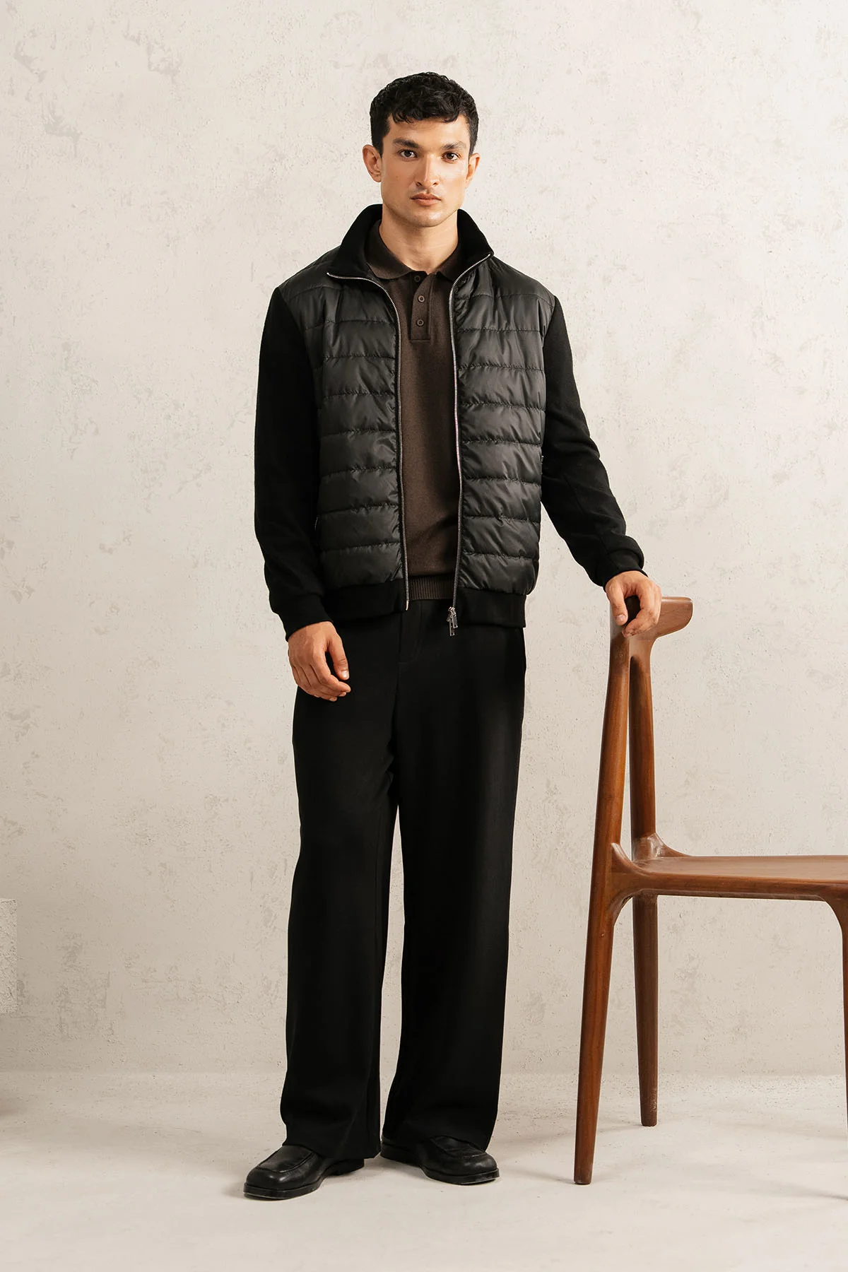 KNIT HYBRID JACKET - Image 5