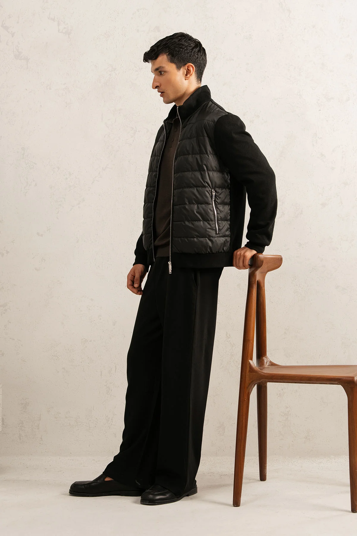 KNIT HYBRID JACKET - Image 7