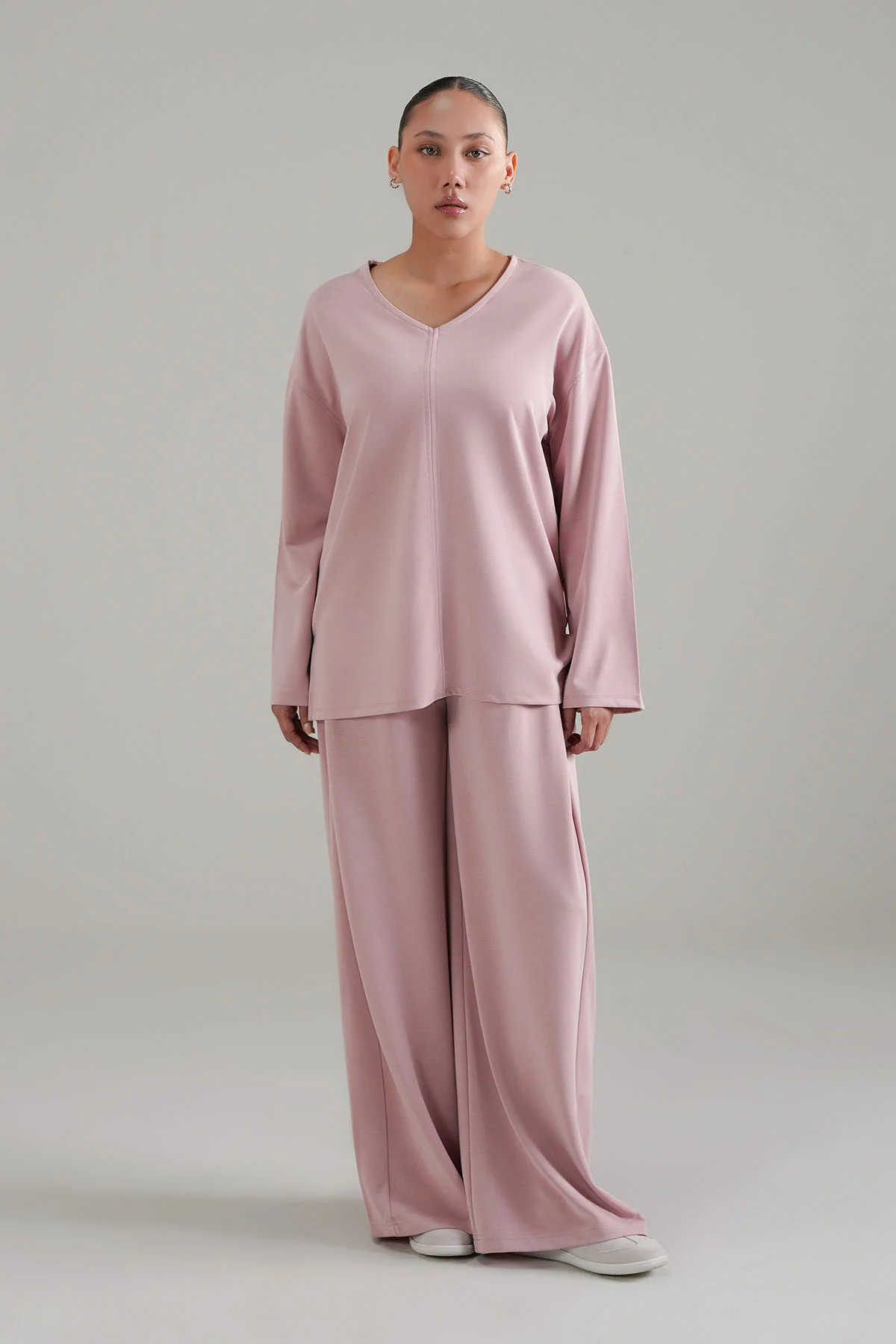 LIGHTWEIGHT WIDE-LEG PANTS-CLOUDLUX - Image 2