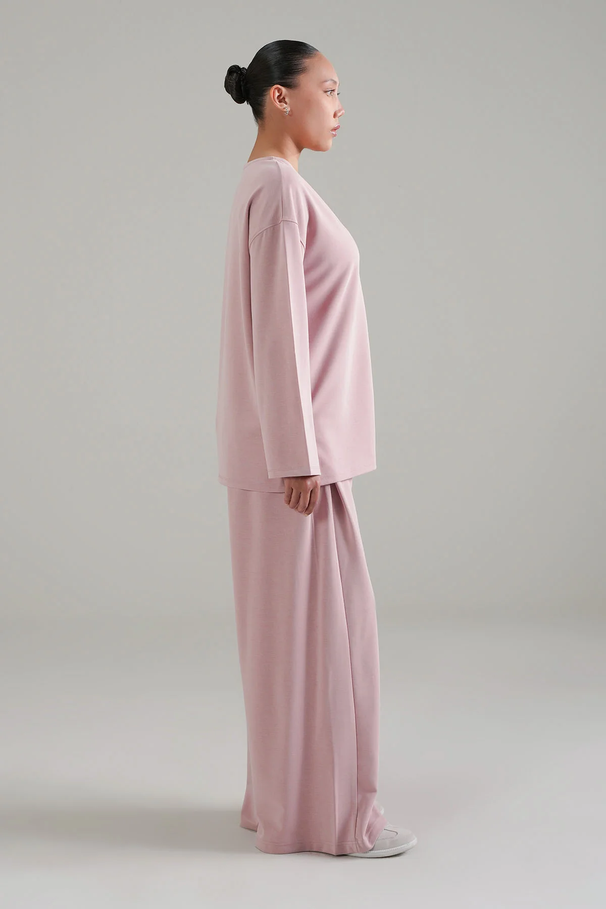 LIGHTWEIGHT WIDE-LEG PANTS-CLOUDLUX - Image 4