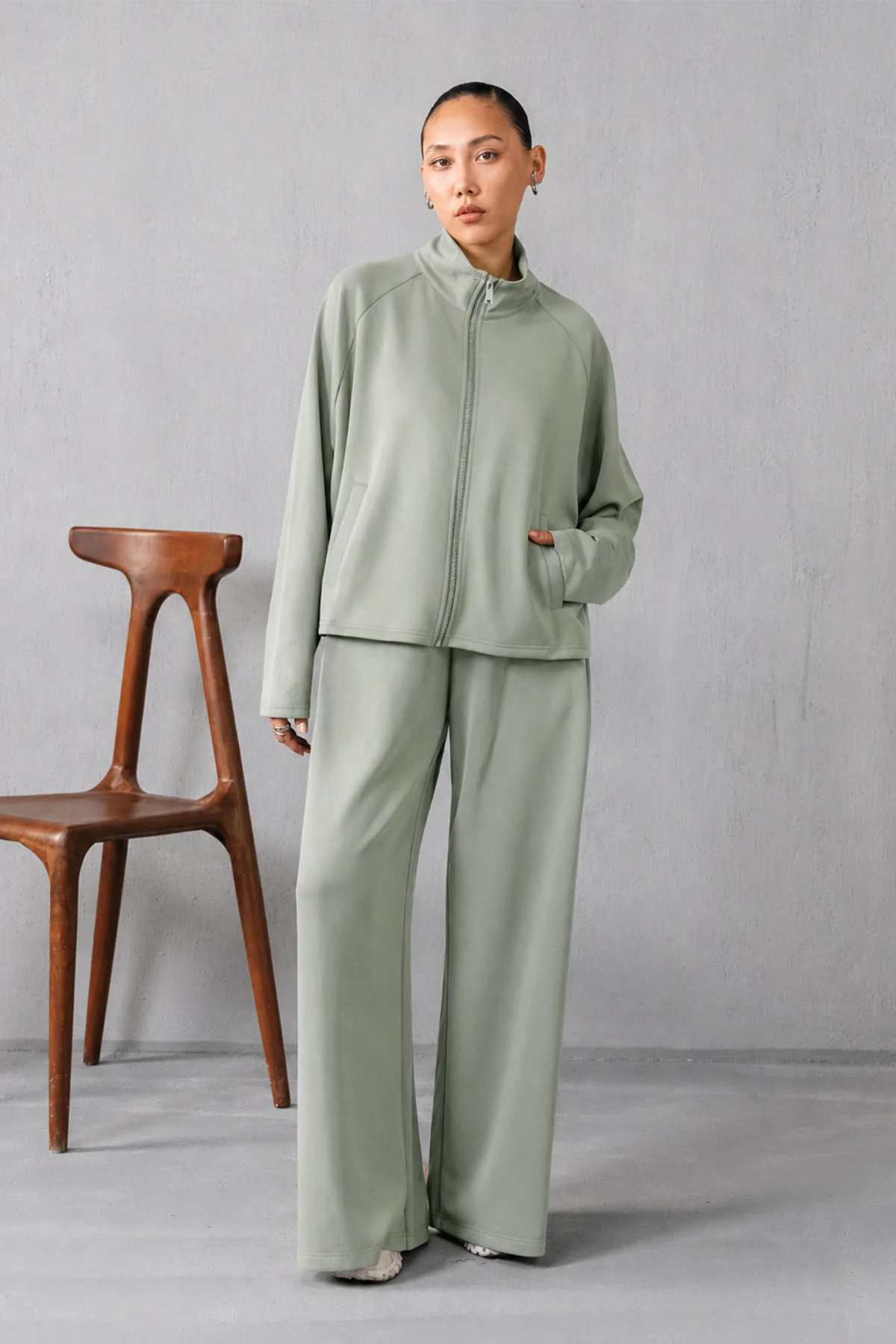 LIGHTWEIGHT WIDE-LEG PANTS-CLOUDLUX - Image 2