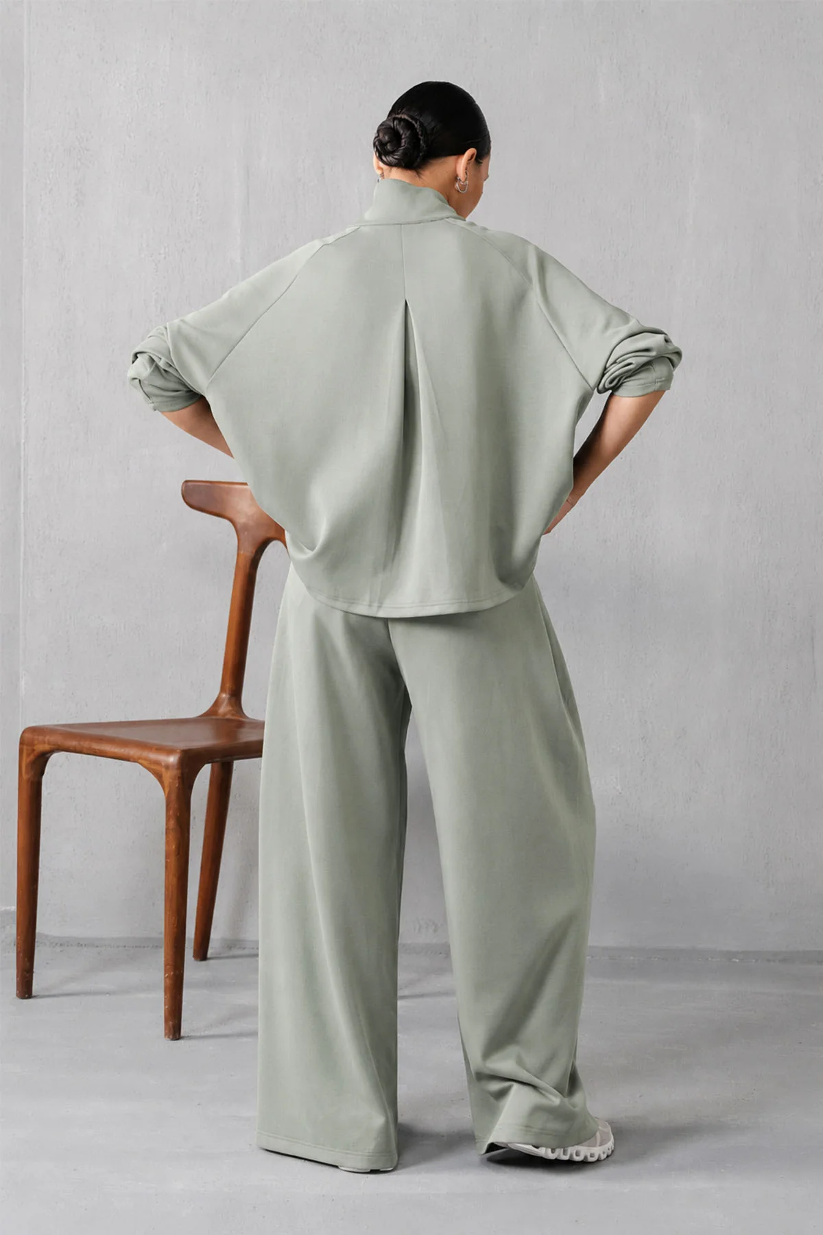 LIGHTWEIGHT WIDE-LEG PANTS-CLOUDLUX - Image 3