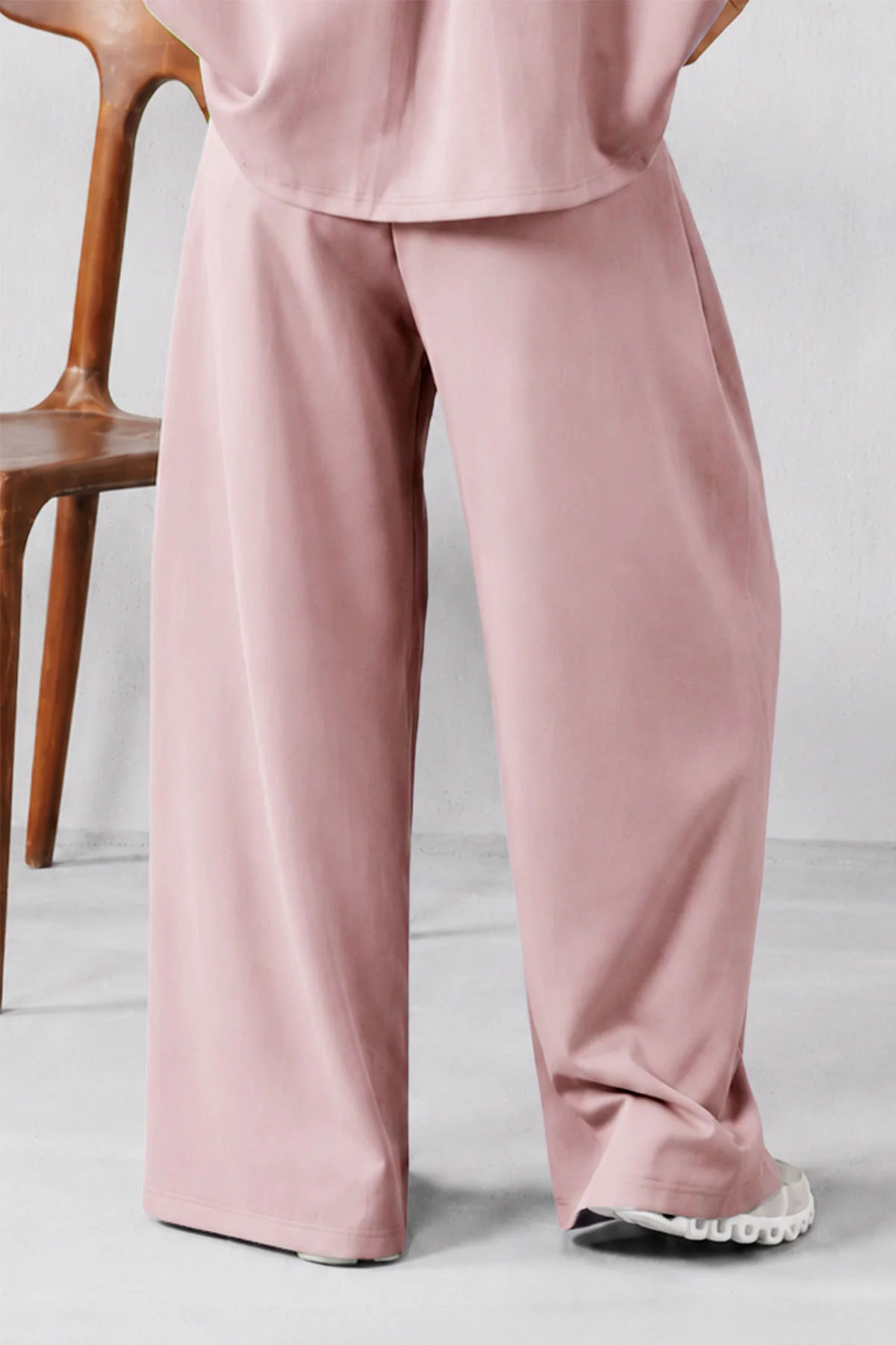 LIGHTWEIGHT WIDE-LEG PANTS-CLOUDLUX - Image 3