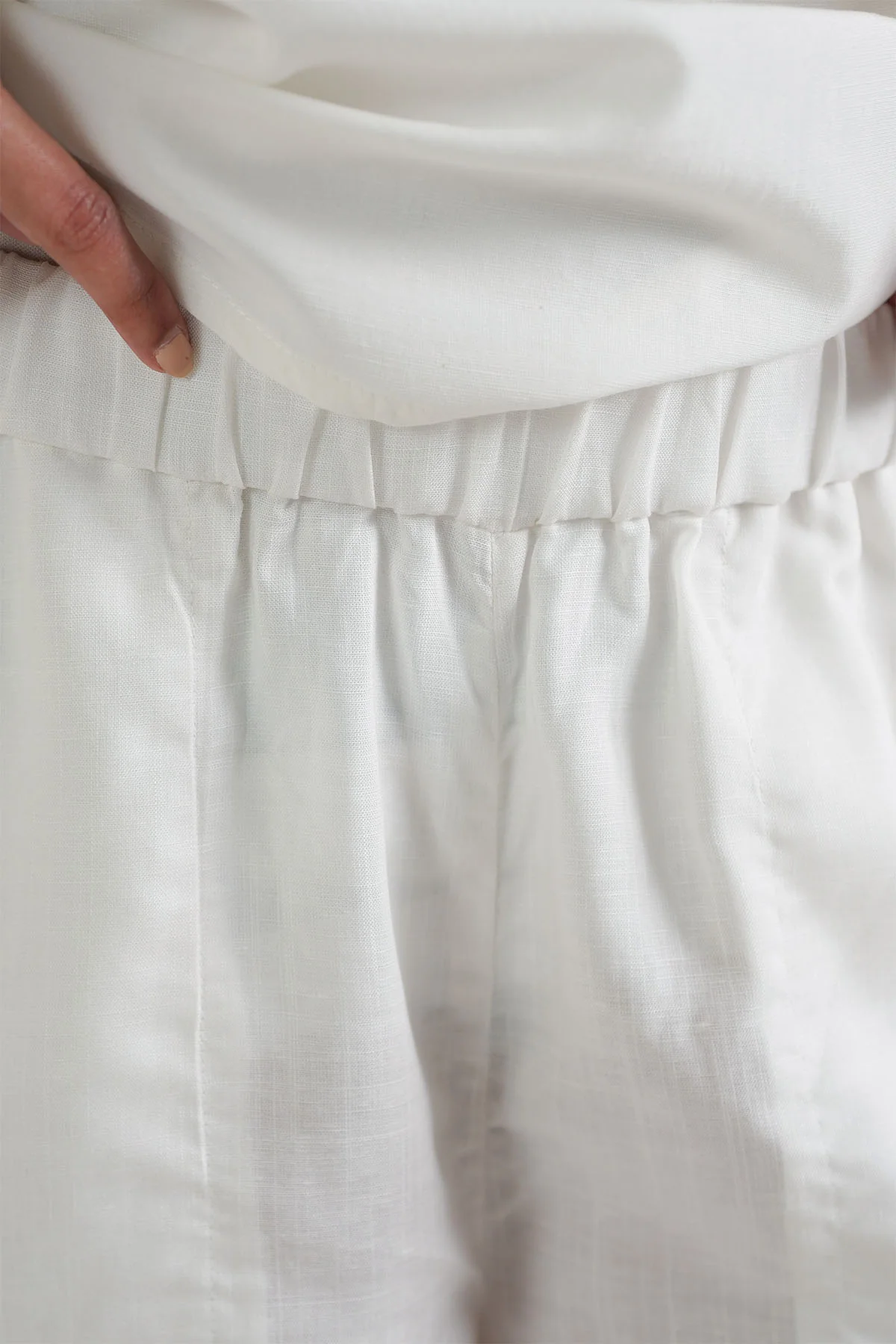 LINEN BLEND CULOTTE - Image 3