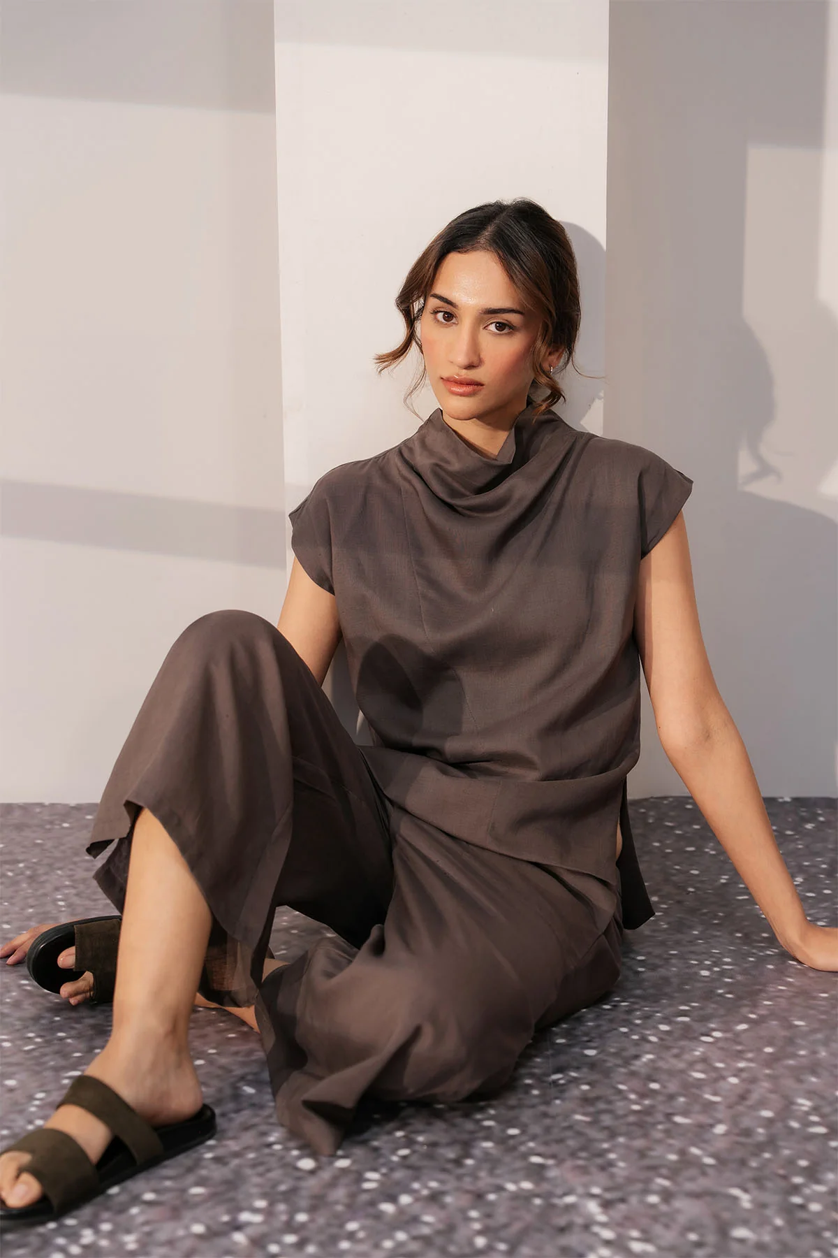 LINEN BLEND CULOTTE - Image 2