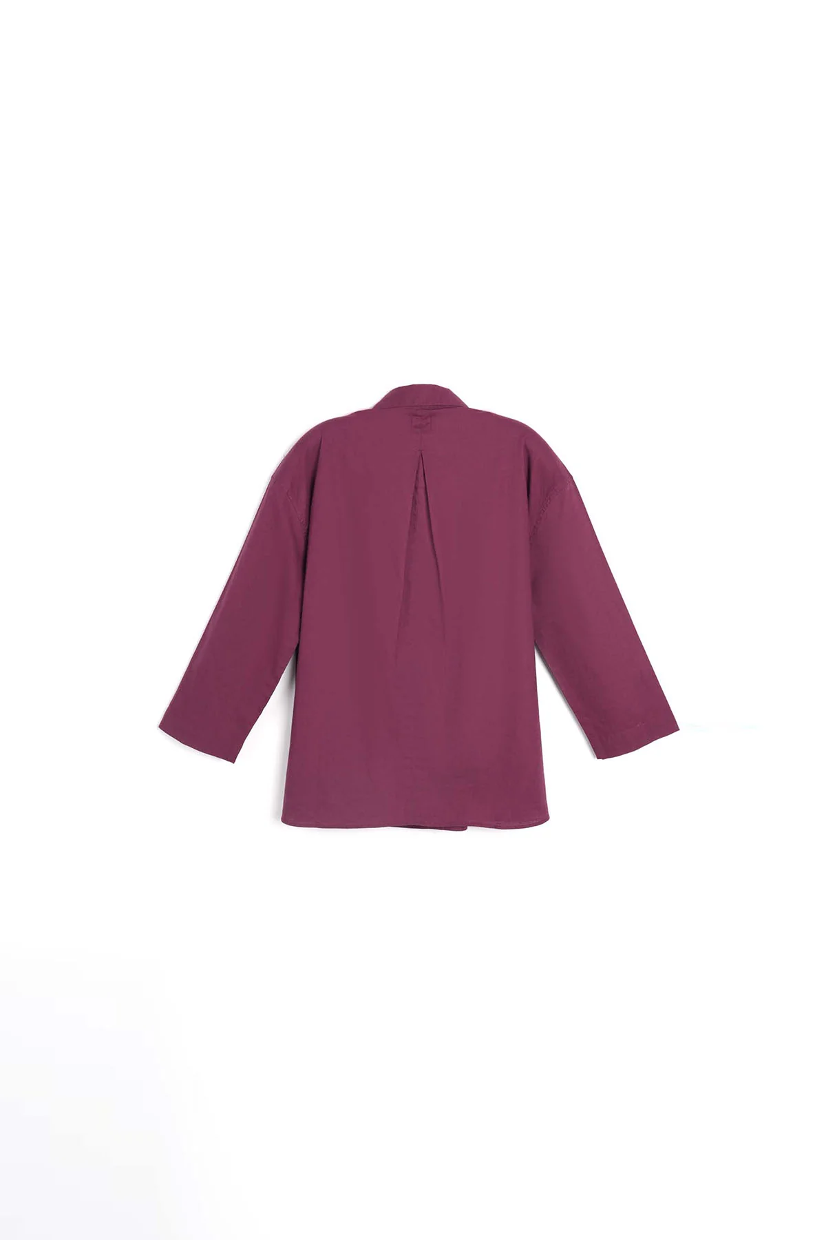 LINEN HALF PLACKET SHIRT - Image 3