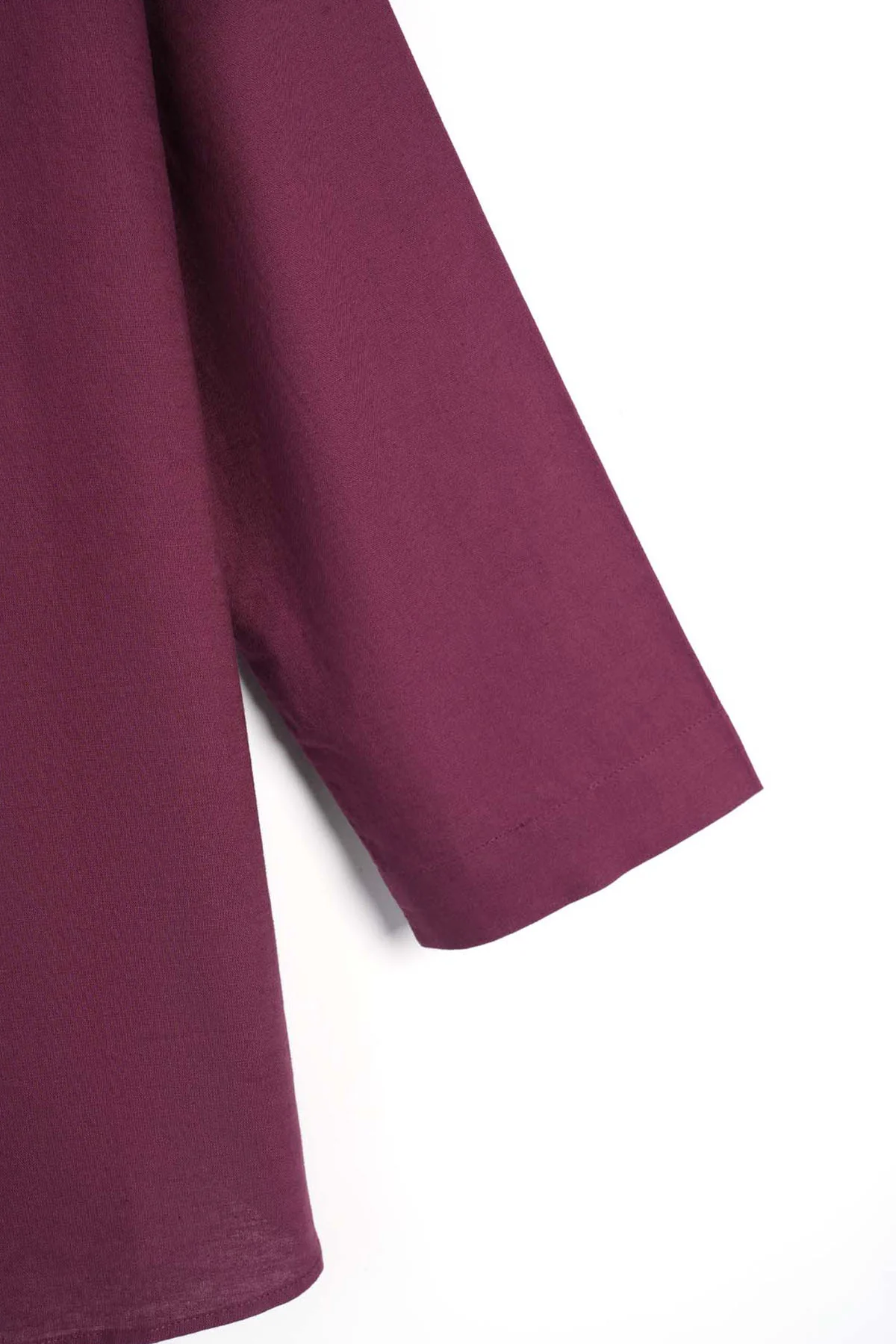 LINEN HALF PLACKET SHIRT - Image 4