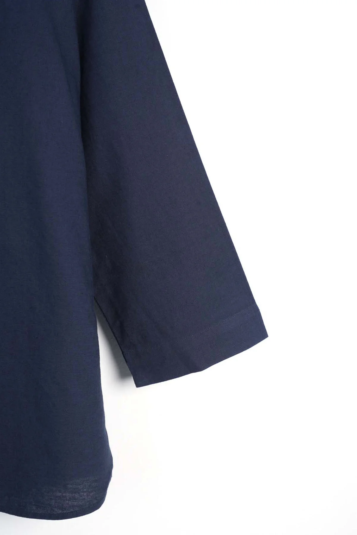 LINEN HALF PLACKET SHIRT - Image 4