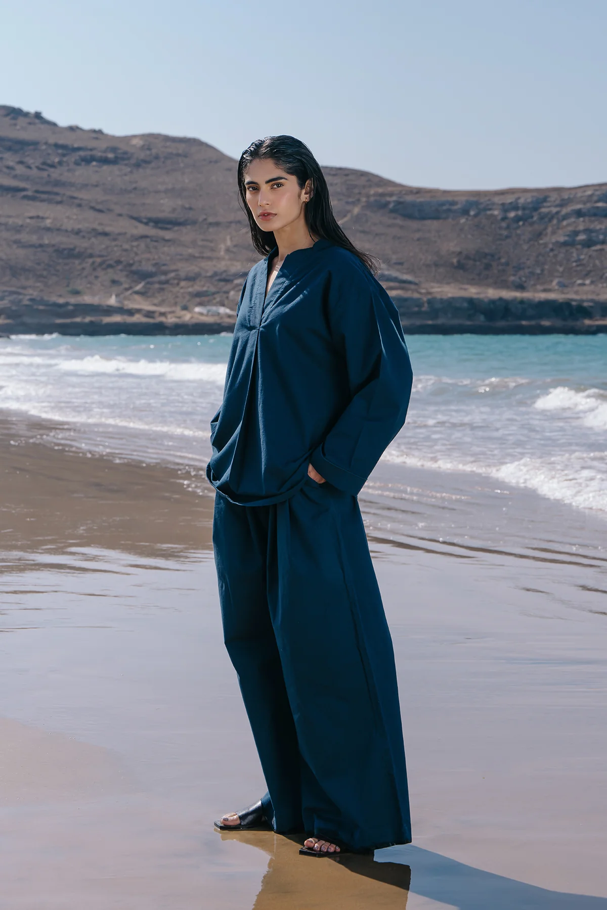 LINEN PALAZZO PANTS