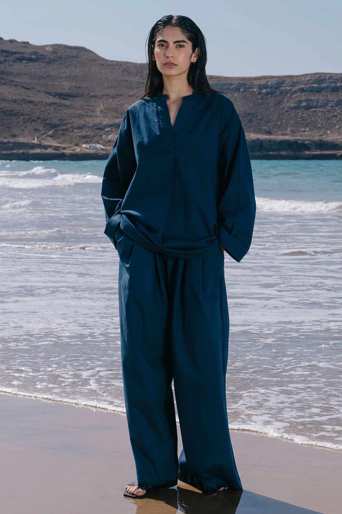 LINEN PALAZZO PANTS - Image 2