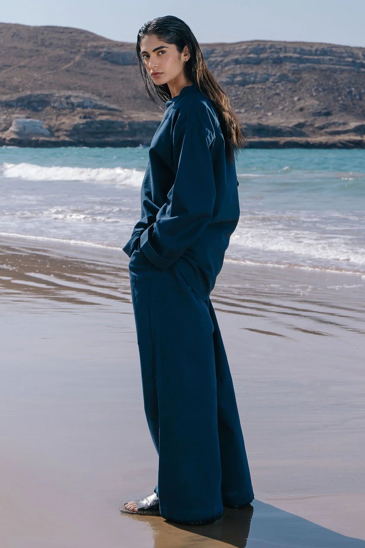 LINEN PALAZZO PANTS - Image 4