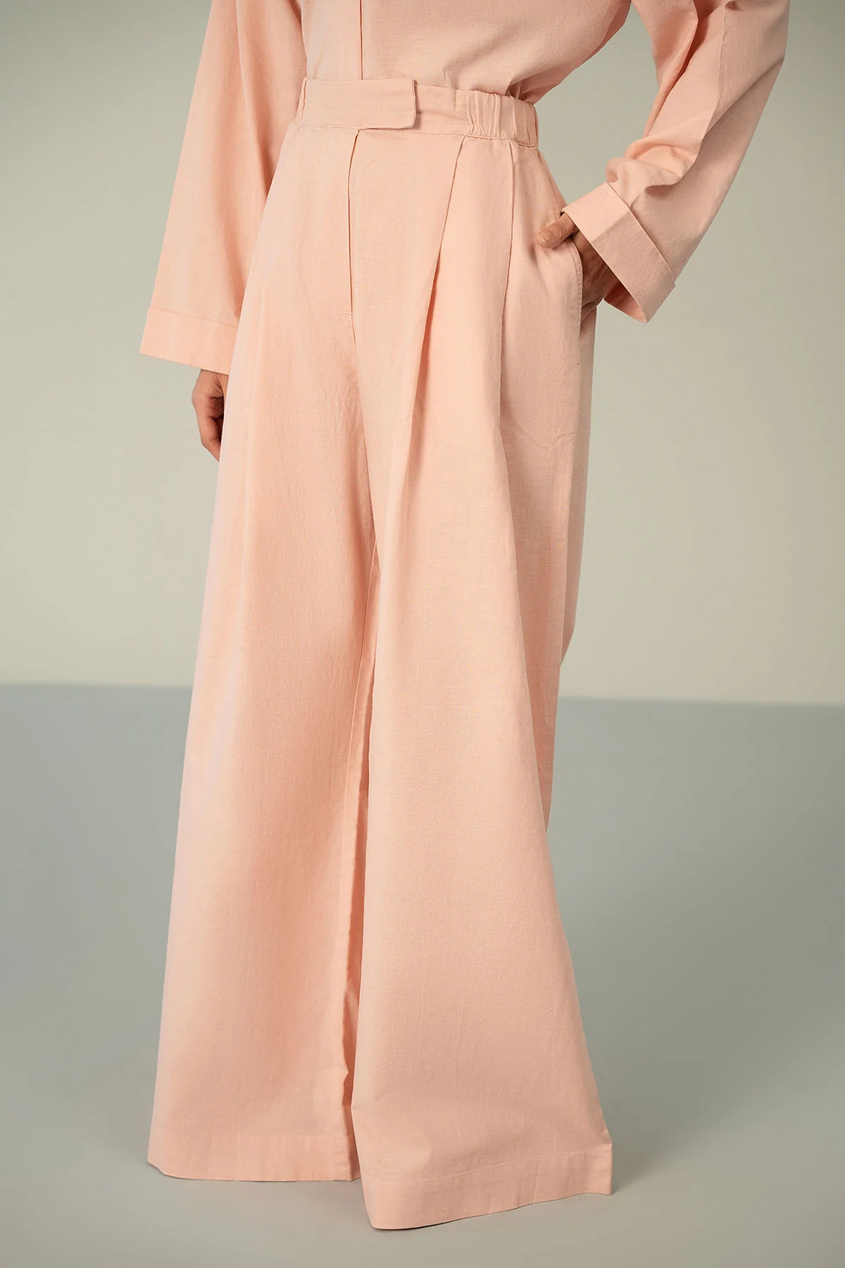 LINEN PALAZZO PANTS