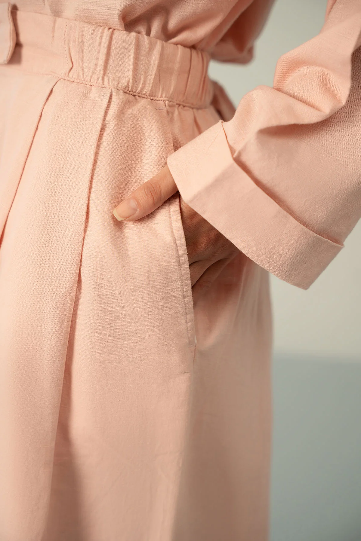 LINEN PALAZZO PANTS - Image 2