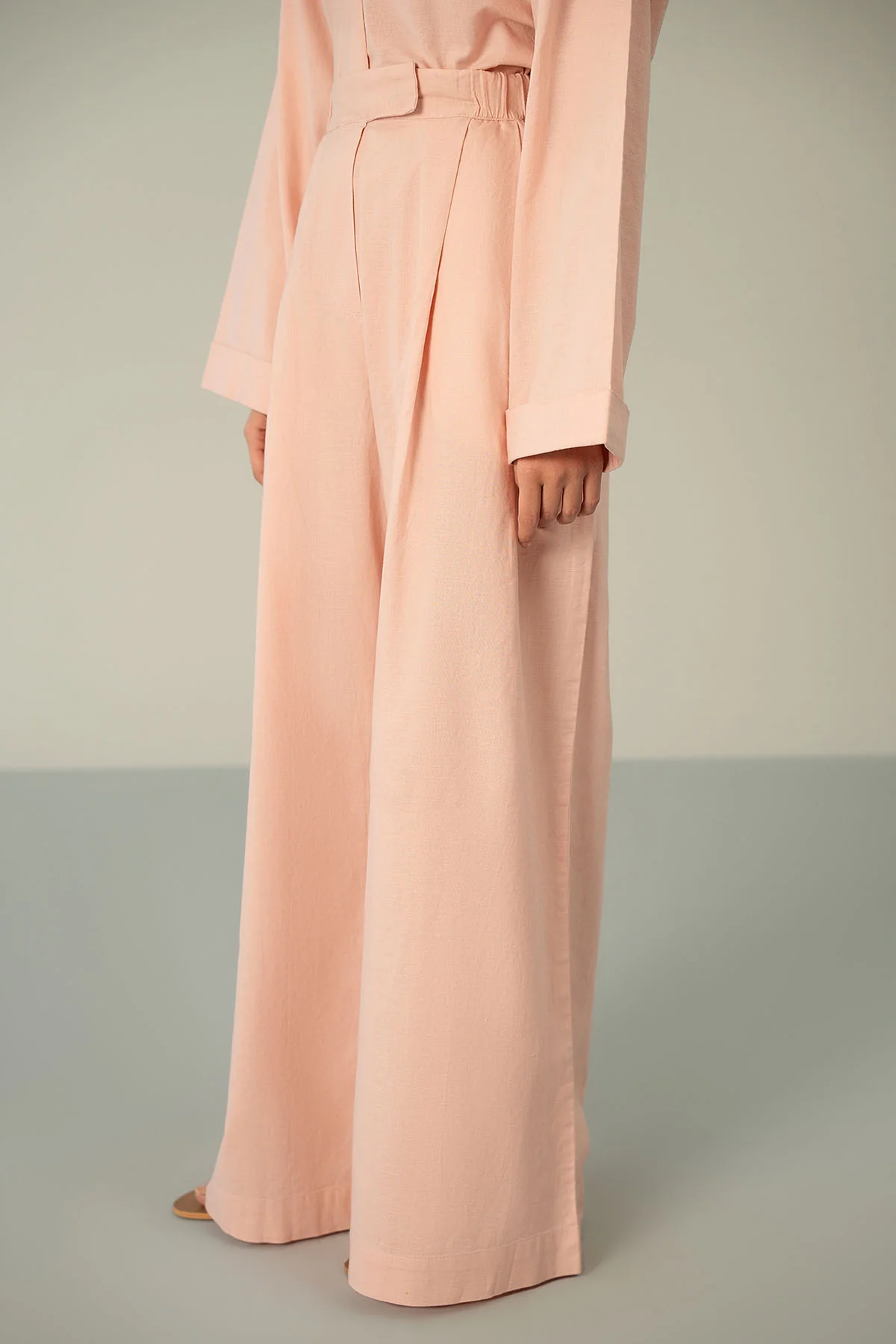 LINEN PALAZZO PANTS - Image 4