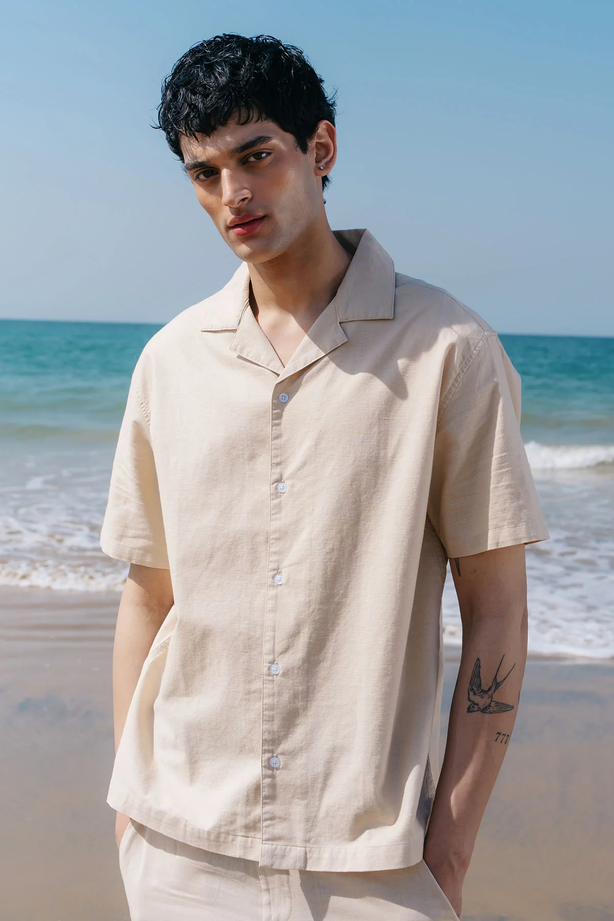 LINEN RESORT SHIRT - Image 5