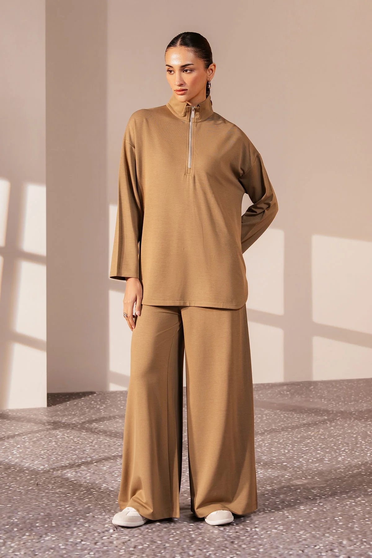 LONG SLEEVE QUARTER ZIPPER-CLOUDLUX LIGHT - Image 2