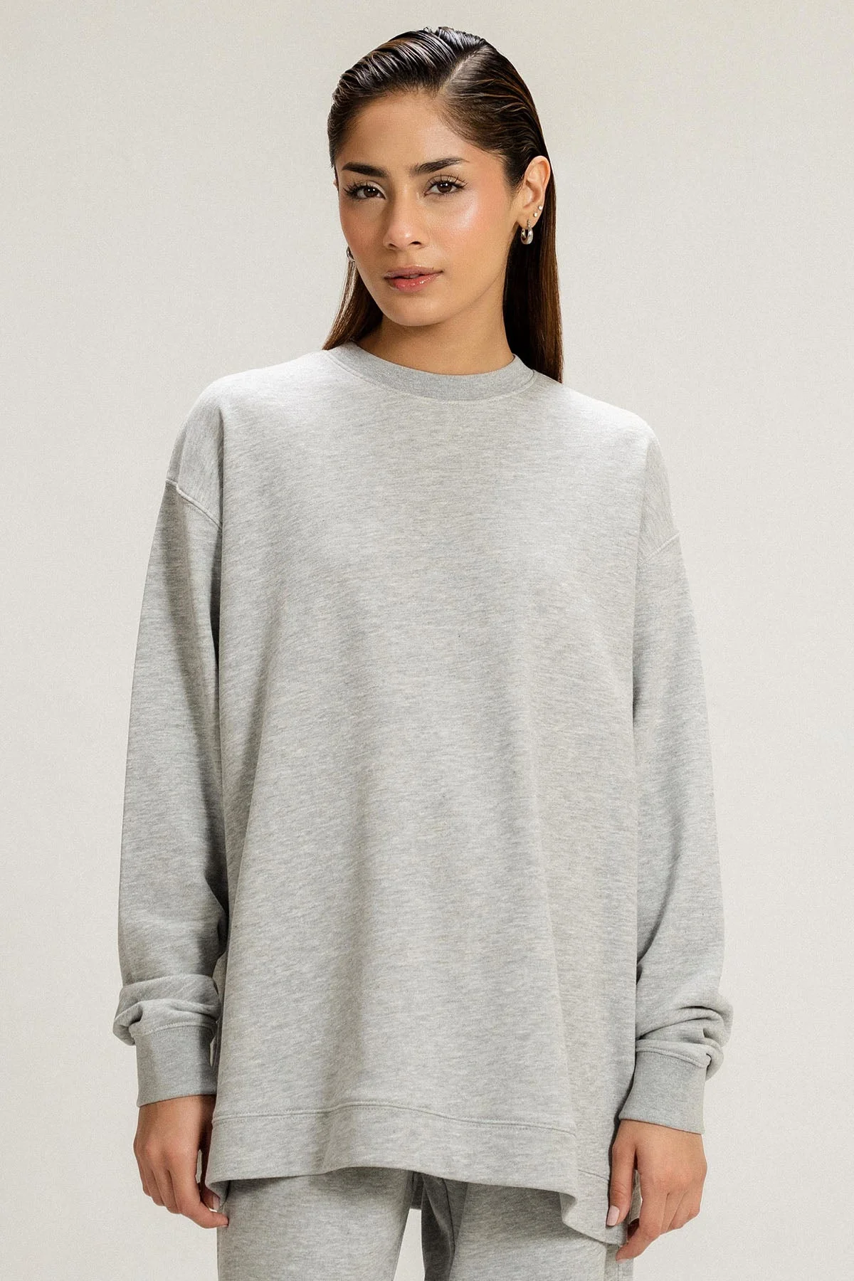 LONG SWEATSHIRT - PIMA TERY - Image 4