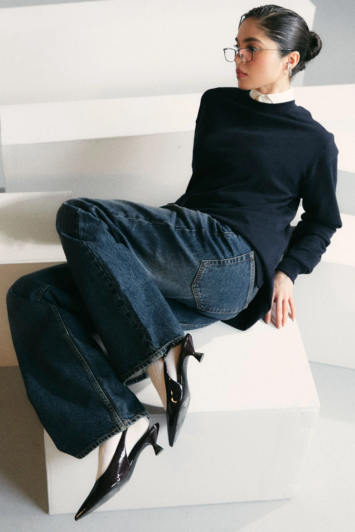LONG SWEATSHIRT - PIMA TERY - Image 3