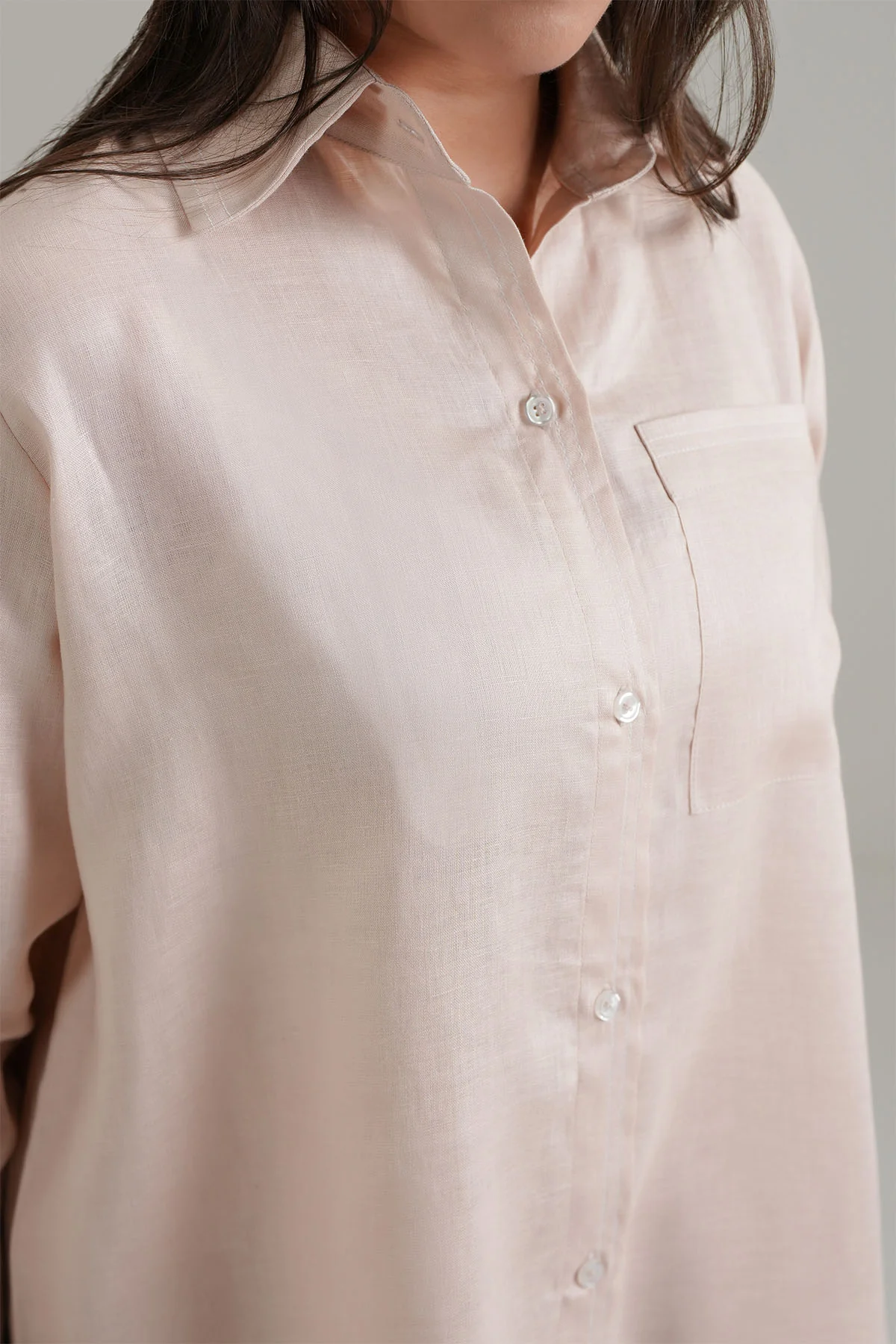 LONG TUNIC - 100% LINEN - Image 2