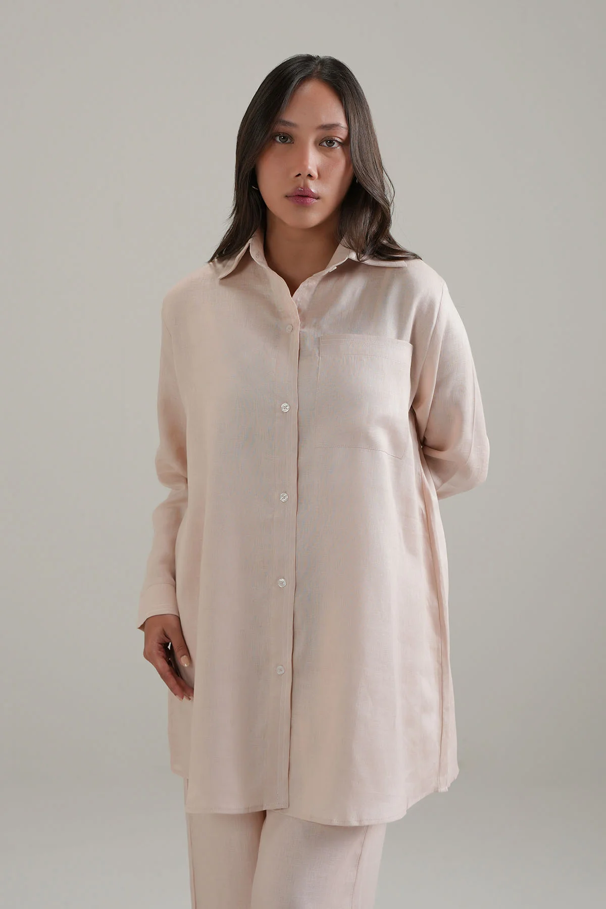 LONG TUNIC - 100% LINEN - Image 3