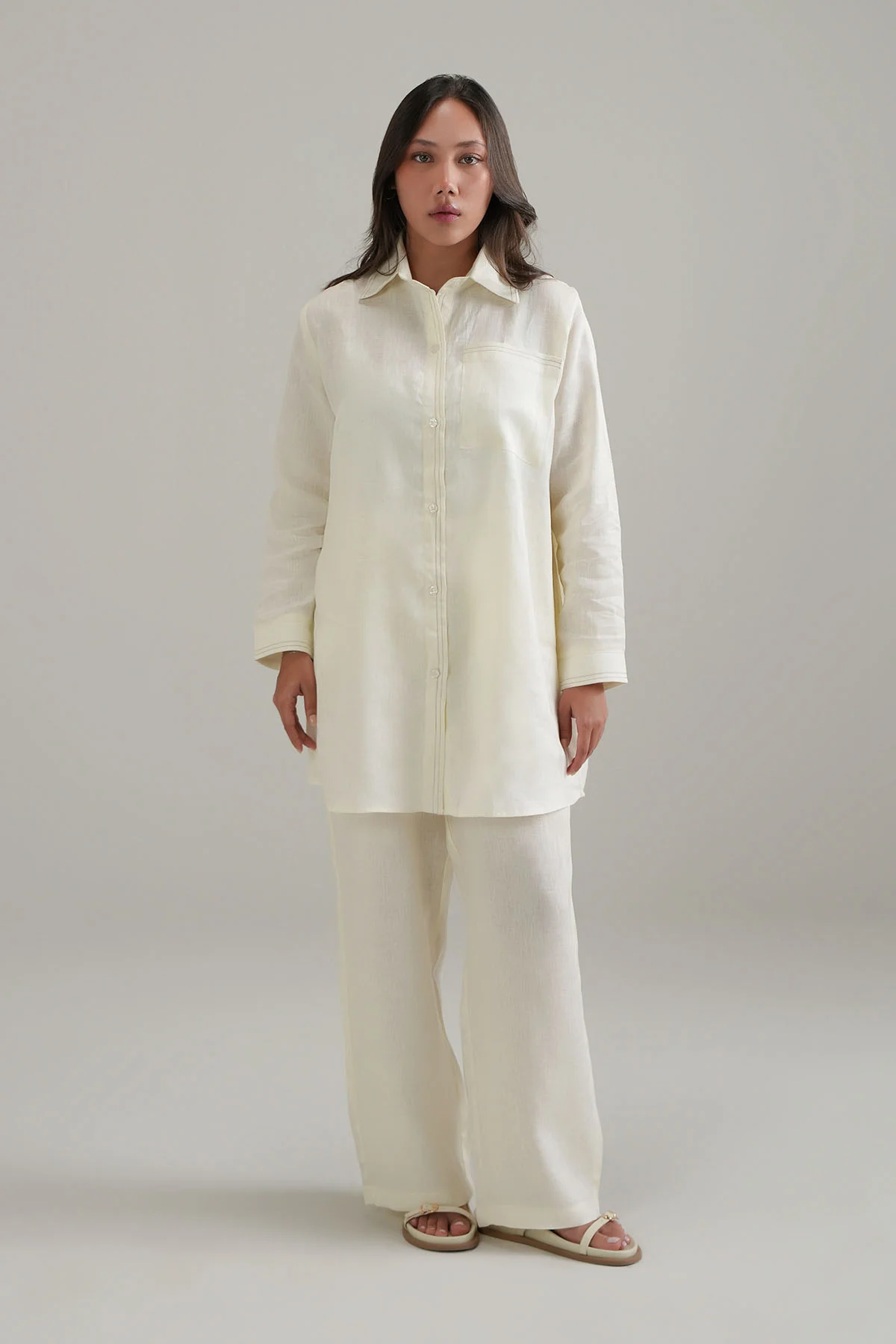 LONG TUNIC - 100% LINEN - Image 3