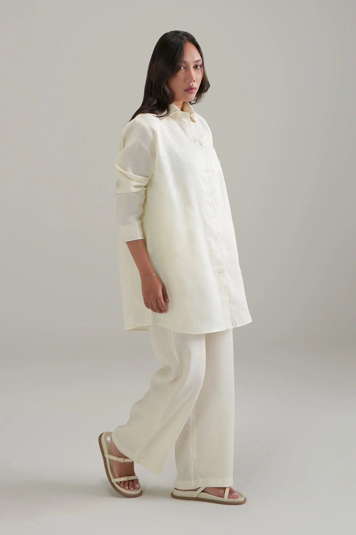 LONG TUNIC - 100% LINEN - Image 4