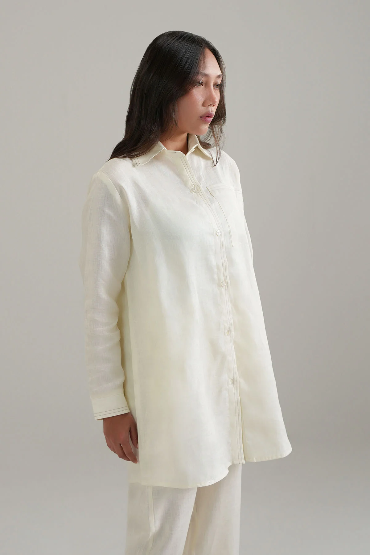 LONG TUNIC - 100% LINEN - Image 6