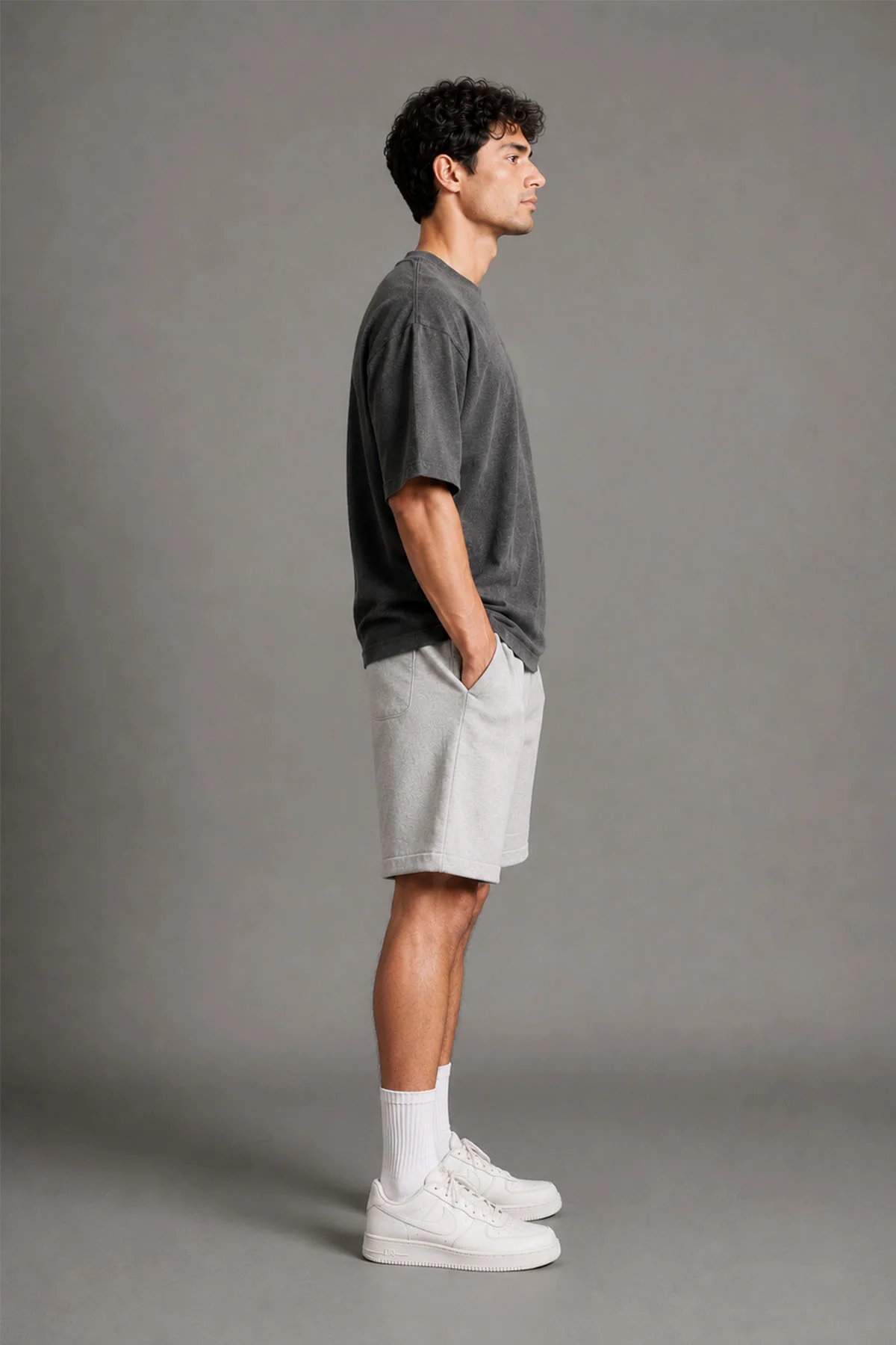 MEN OVERSIZED DOUBLE KNIT T-SHIRT - Image 4