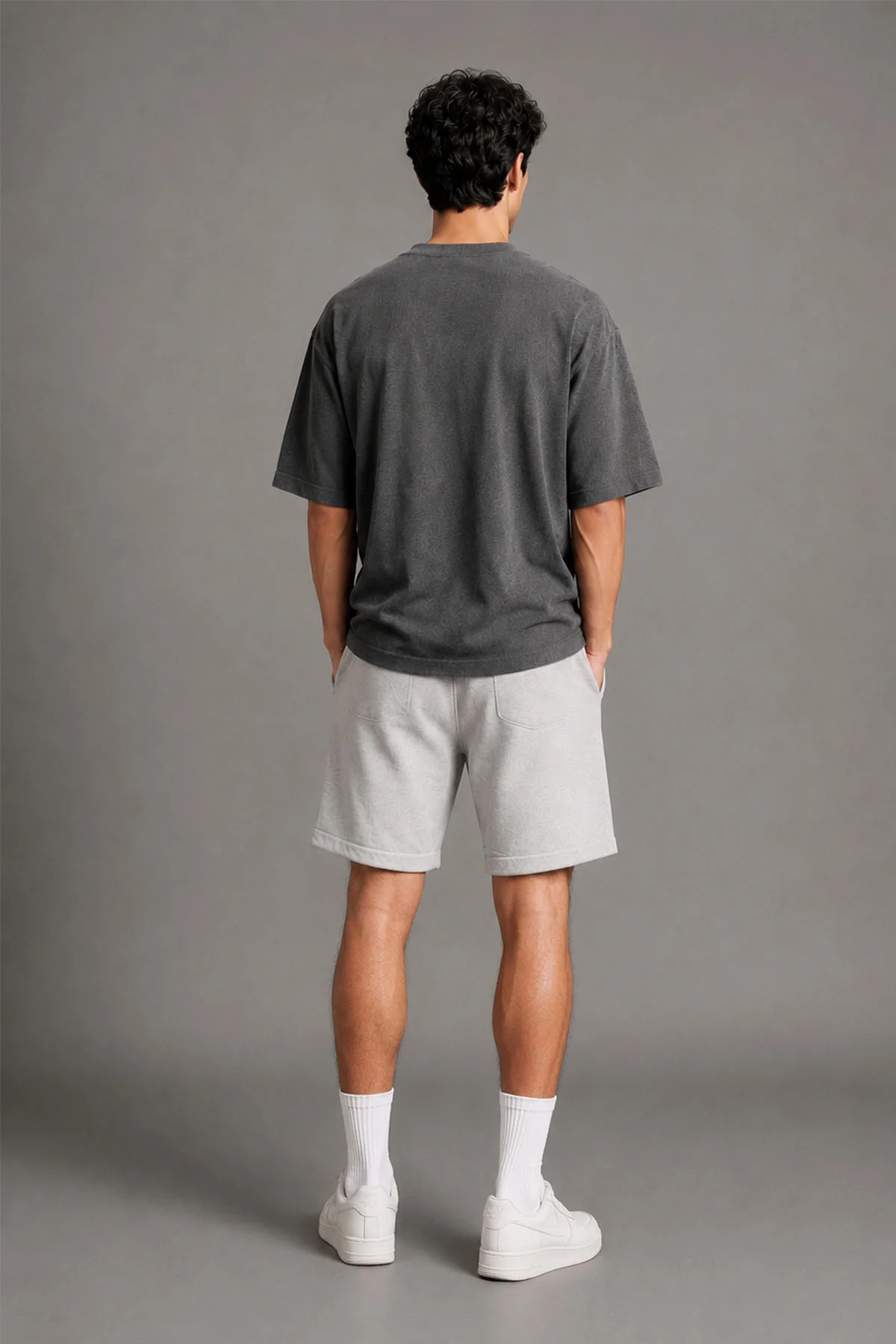 MEN OVERSIZED DOUBLE KNIT T-SHIRT - Image 5