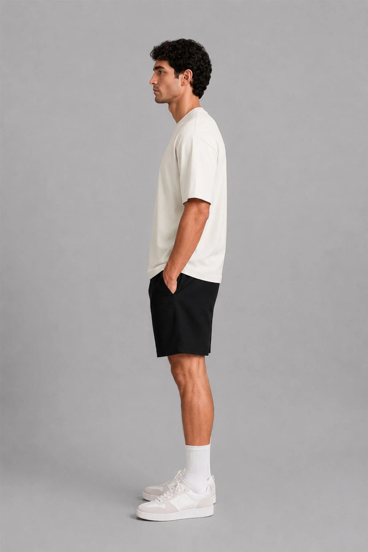 MEN OVERSIZED DOUBLE KNIT T-SHIRT - Image 3