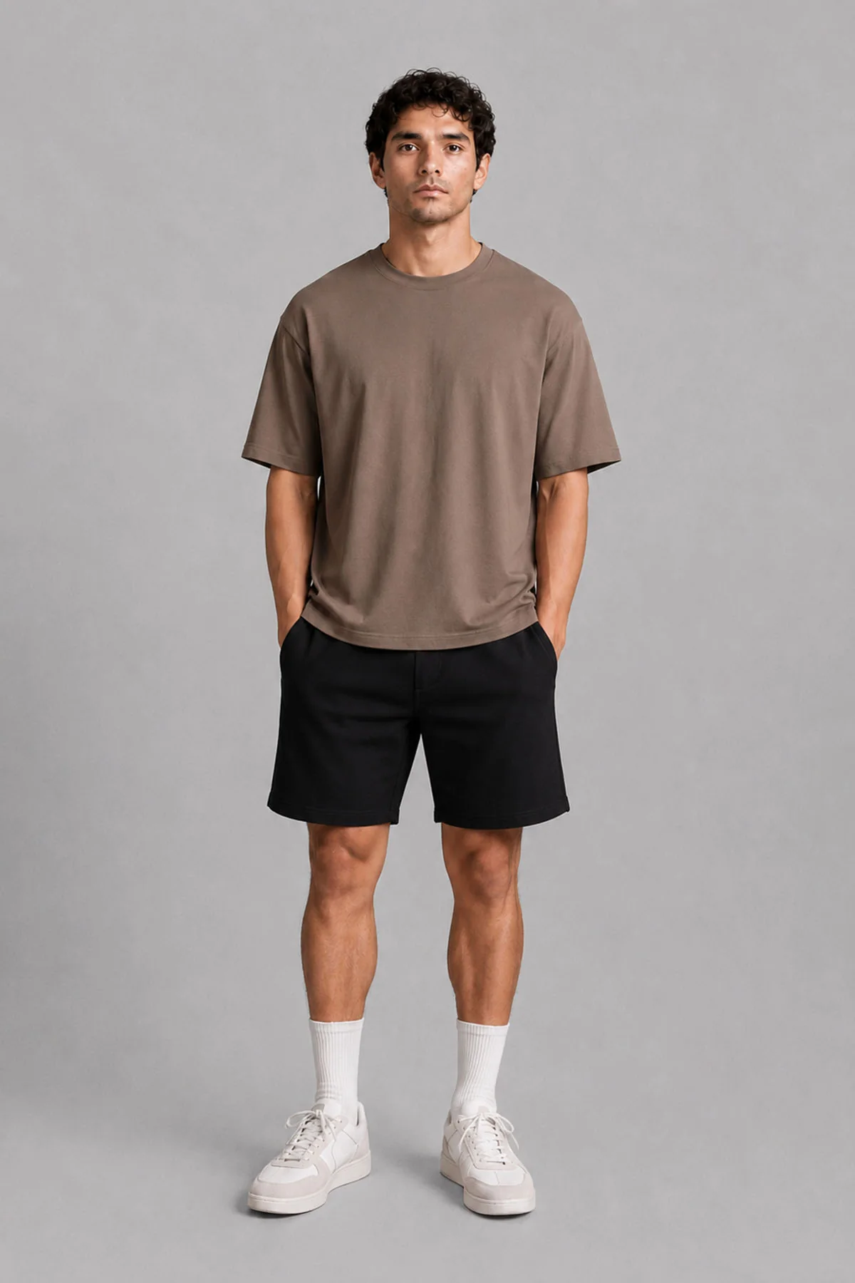 MEN OVERSIZED DOUBLE KNIT T-SHIRT