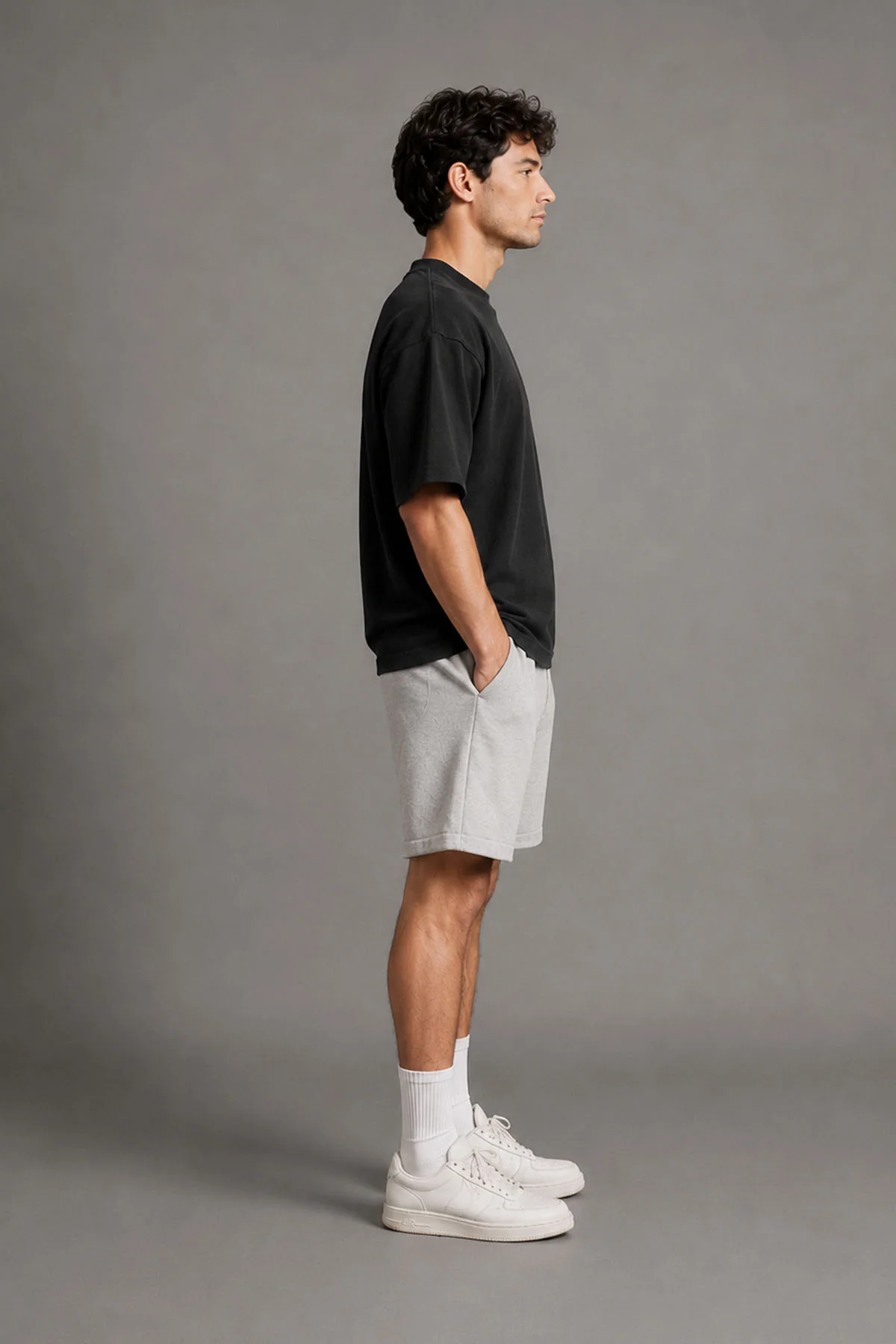 MEN OVERSIZED DOUBLE KNIT T-SHIRT - Image 3