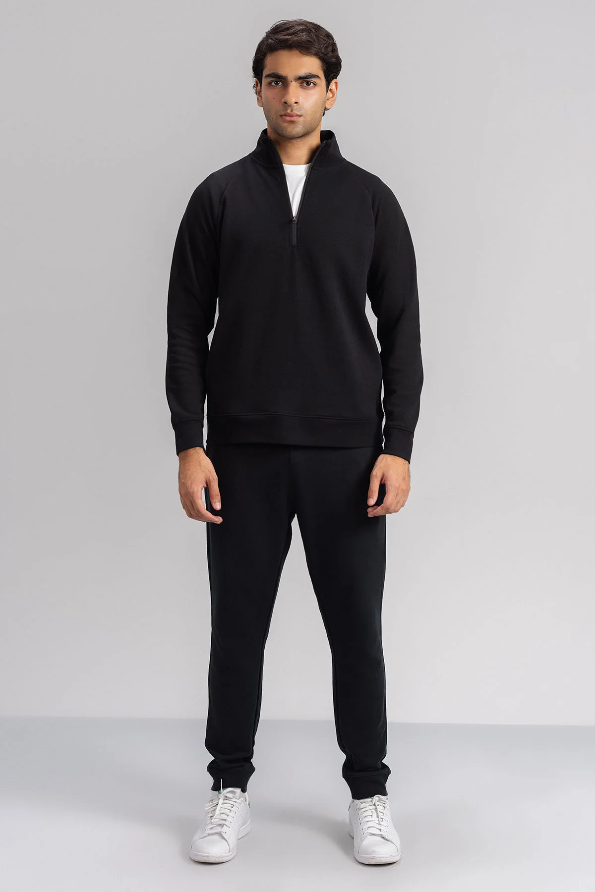 MEN QUARTER ZIP-DOUBLE KNIT