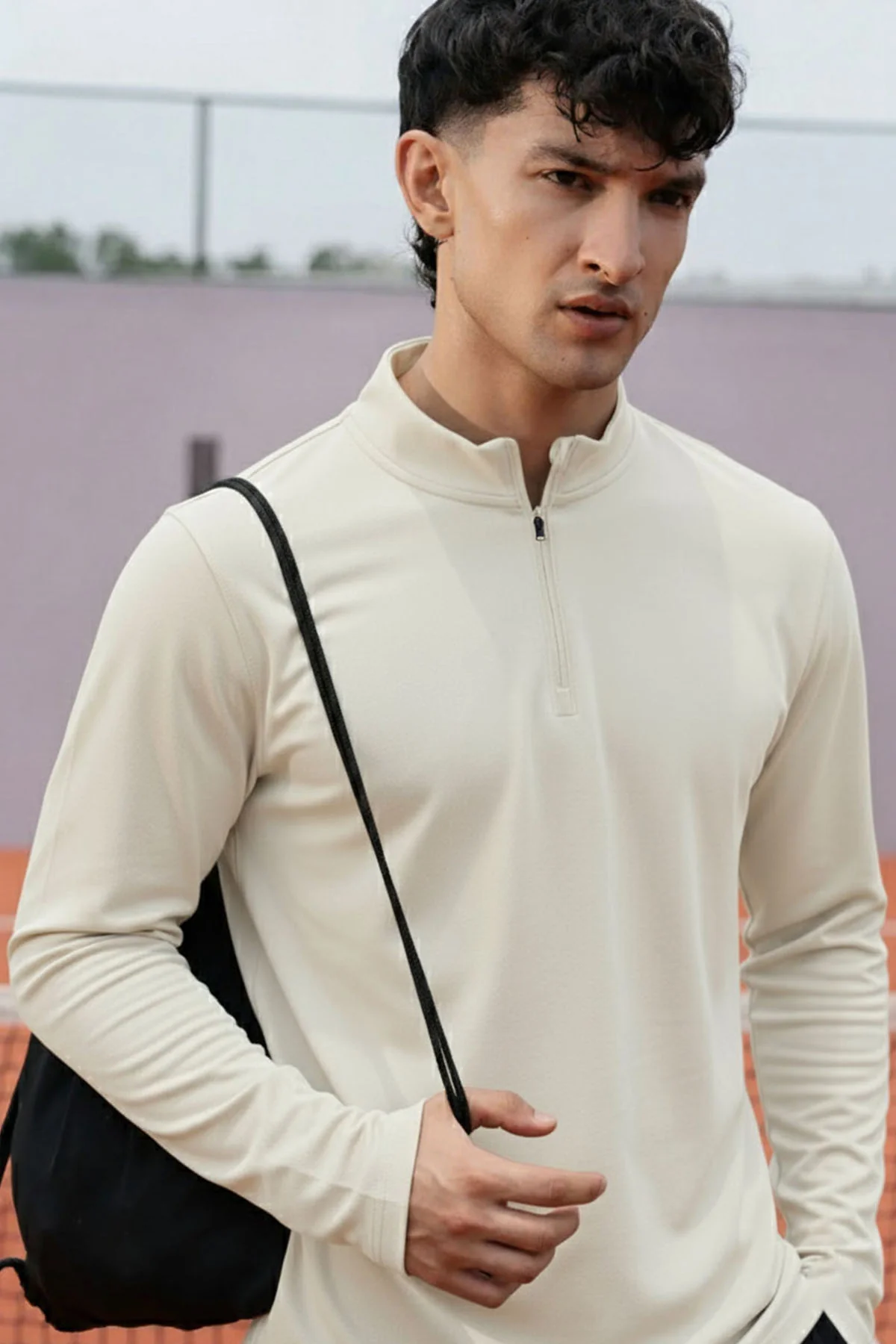 MEN TRAIN QUARTER ZIPPER