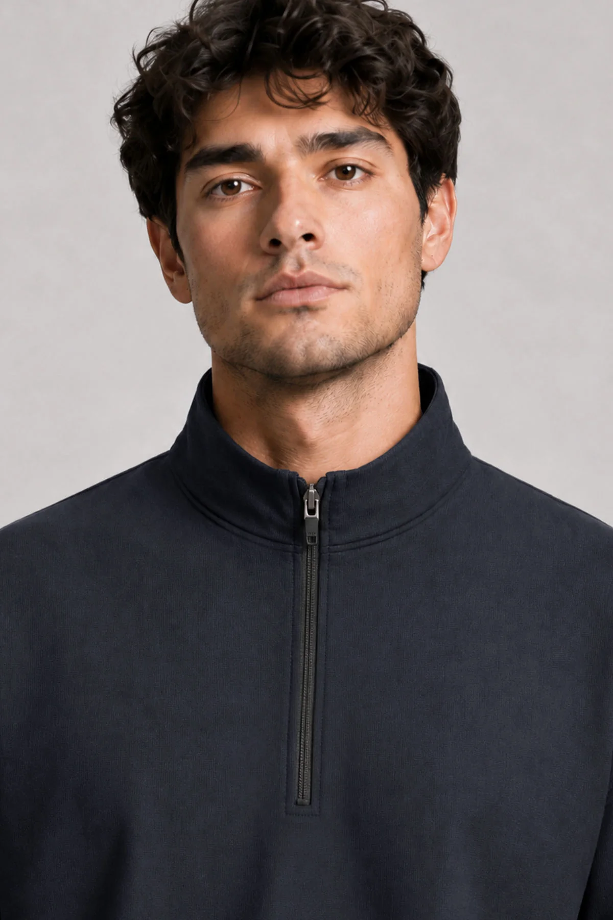 MEN TRAIN QUARTER ZIPPER-RIP STOP - Image 2