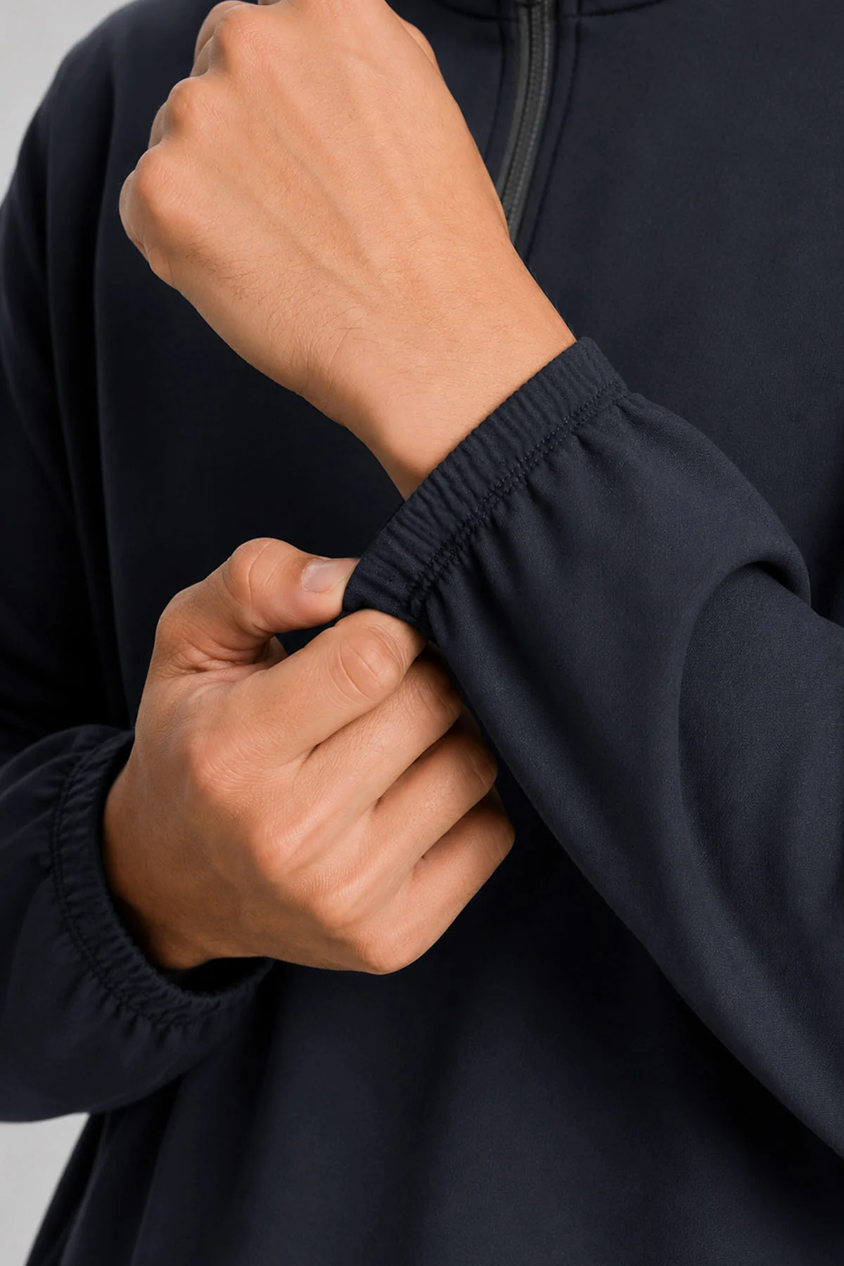 MEN TRAIN QUARTER ZIPPER-RIP STOP - Image 3