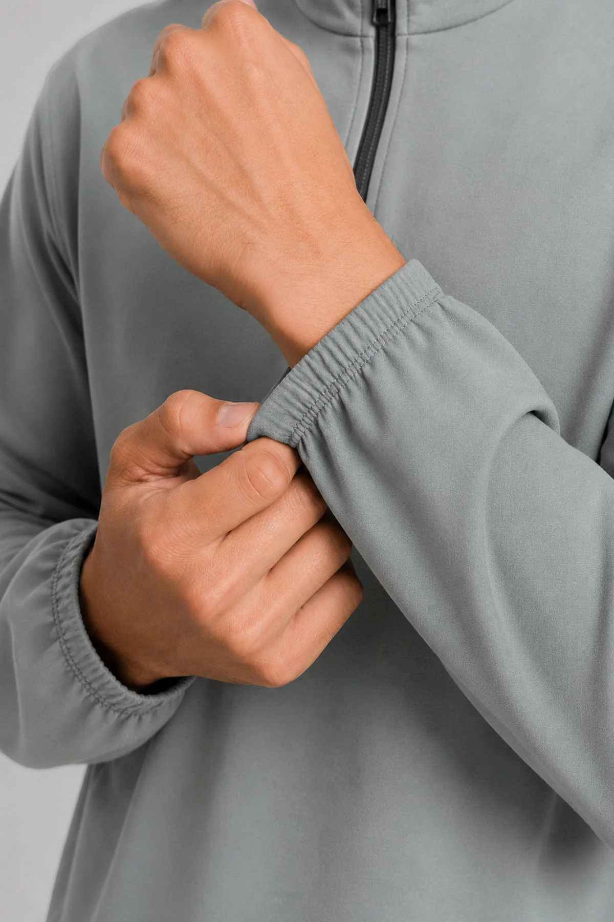 MEN TRAIN QUARTER ZIPPER-RIP STOP - Image 4