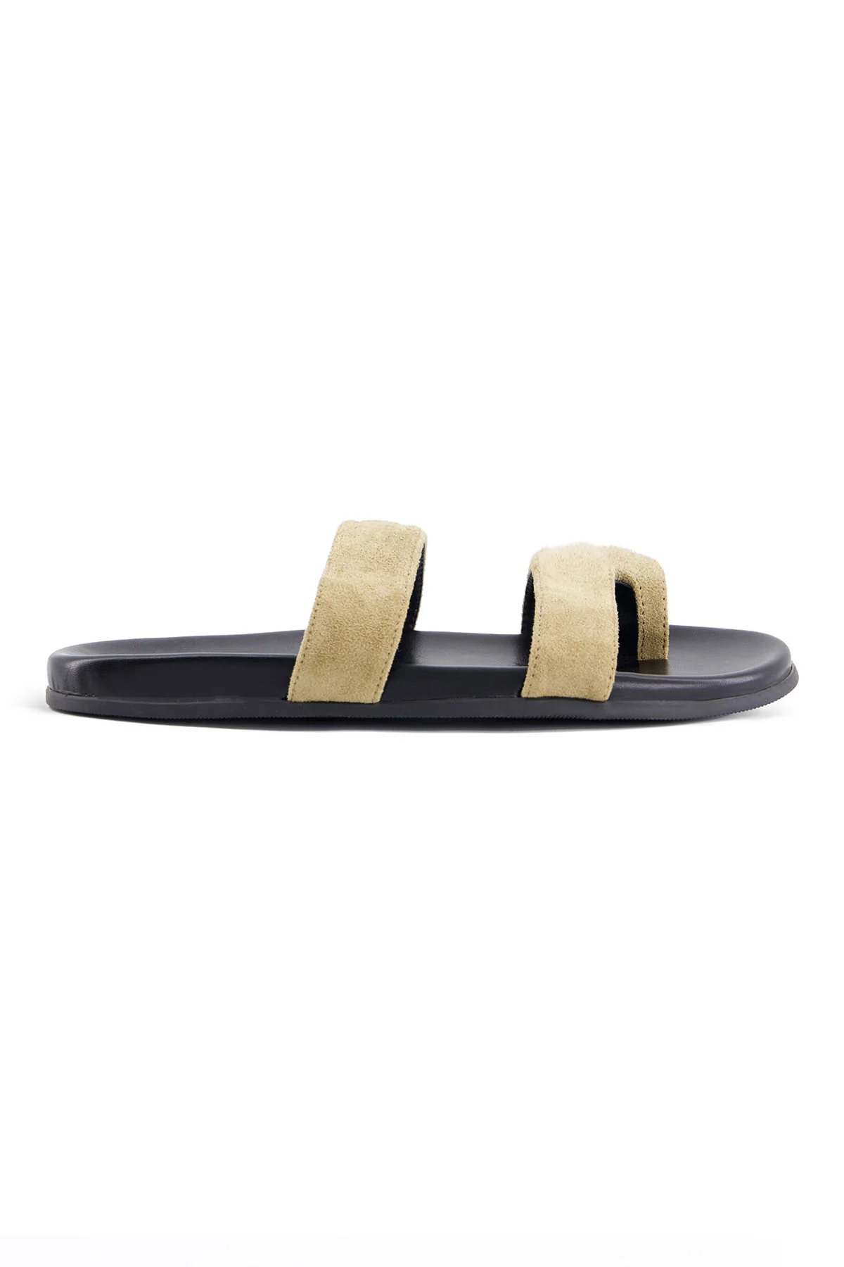 MINIMAL SUEDE SLIDES - Image 3