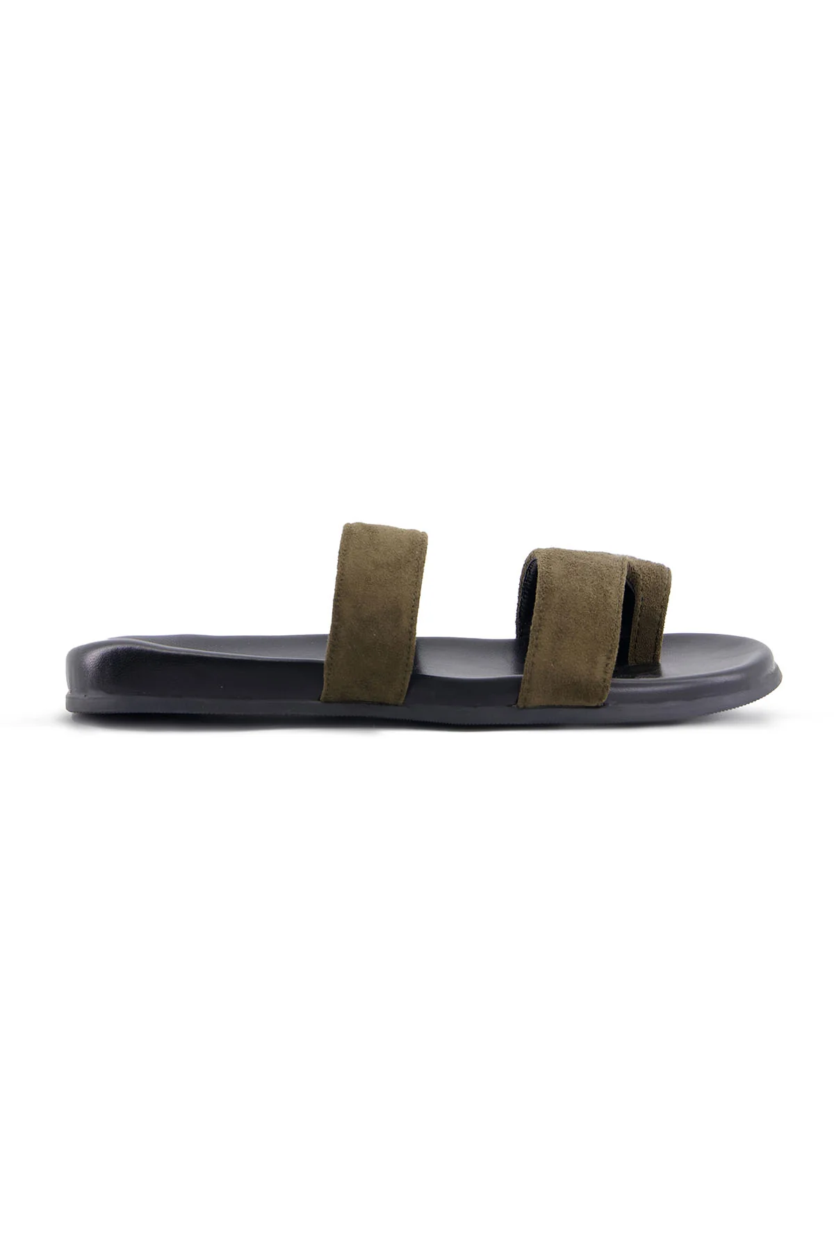 MINIMAL SUEDE SLIDES - Image 3